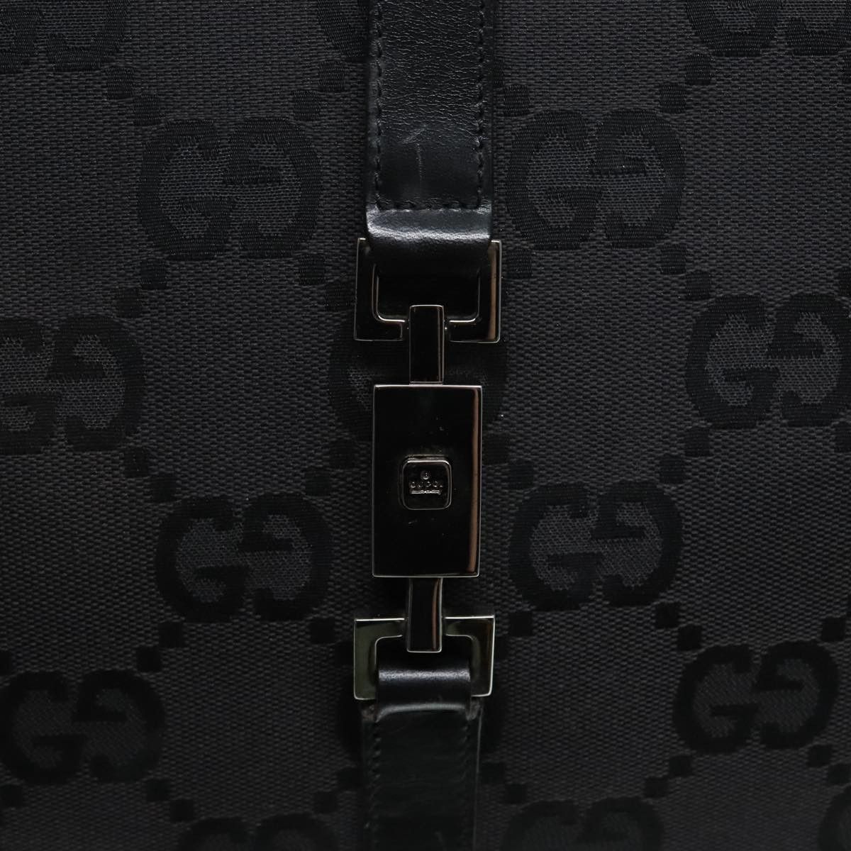 Gucci Jackie Black Canvas Handbag (Pre-Owned) Size ONE SIZE - 20 Thumbnail