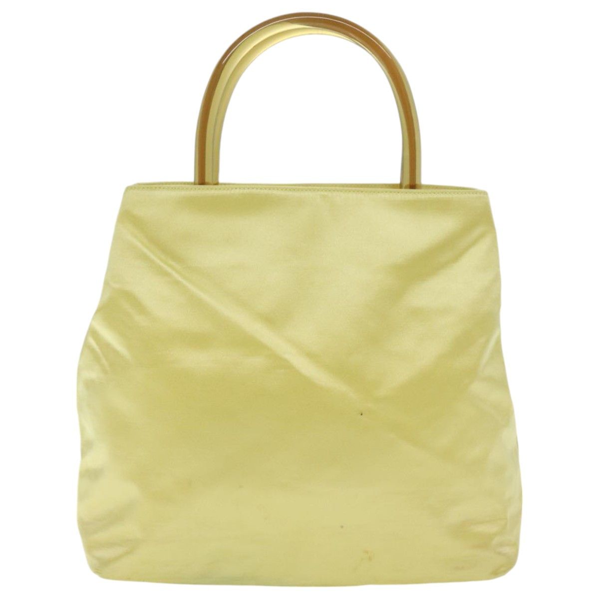 Prada Yellow Silk Tote Bag (Pre-Owned) Size ONE SIZE - 2 Thumbnail