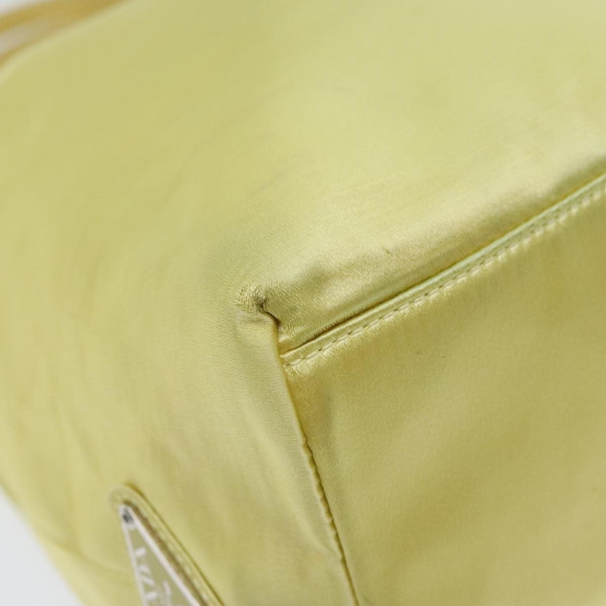 Prada Yellow Silk Tote Bag (Pre-Owned) Size ONE SIZE - 8 Thumbnail