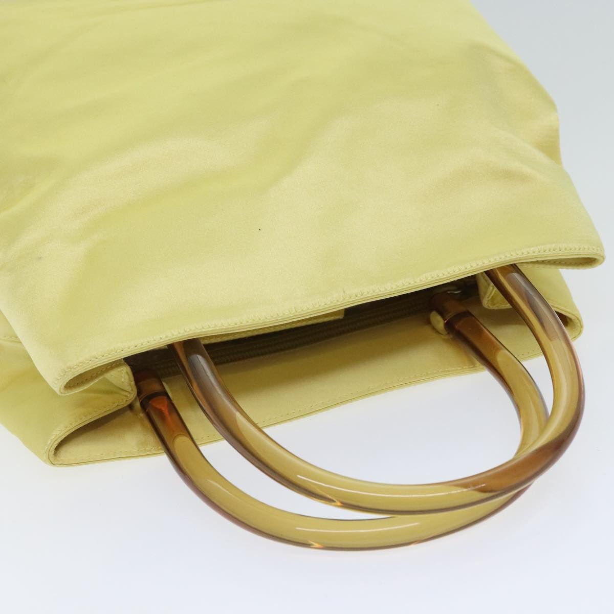 Prada Yellow Silk Tote Bag (Pre-Owned) Size ONE SIZE - 16 Thumbnail