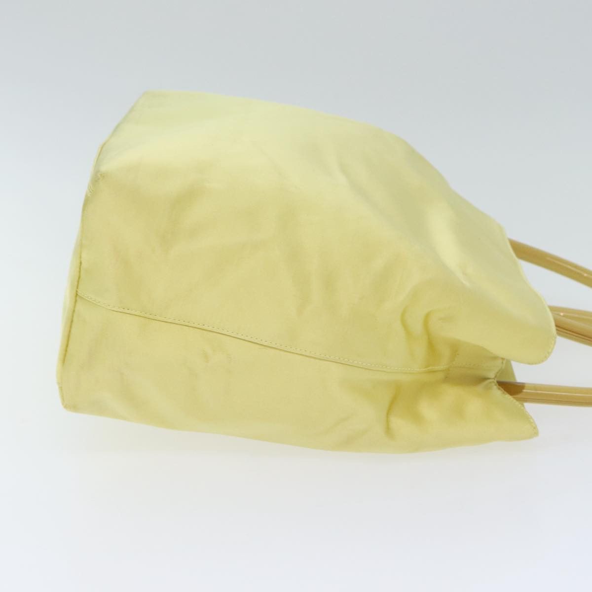 Prada Yellow Silk Tote Bag (Pre-Owned) Size ONE SIZE - 3 Thumbnail