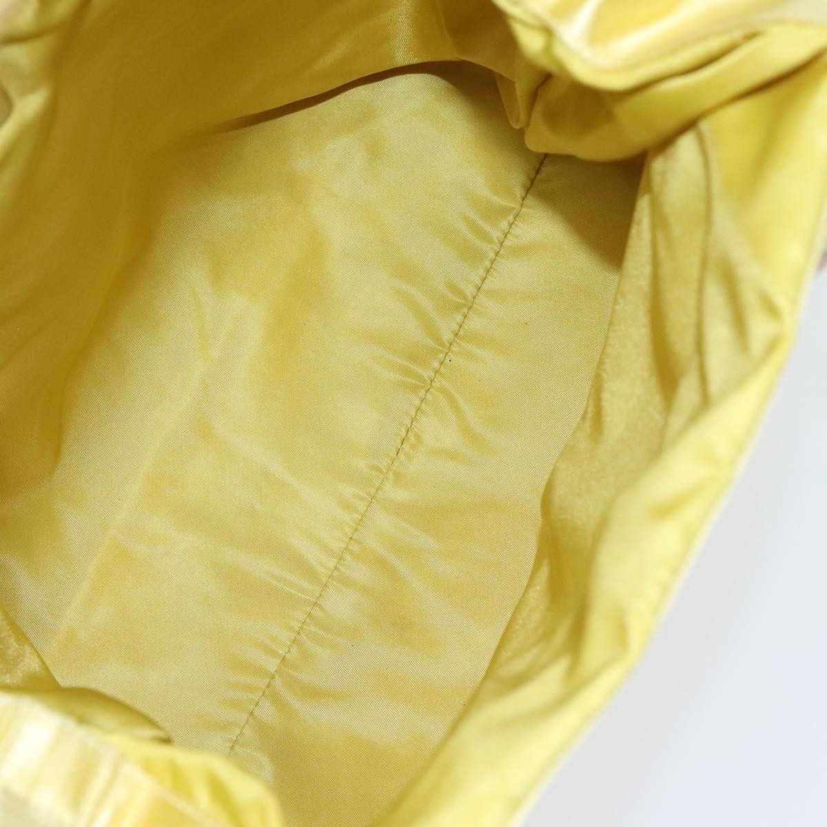 Prada Yellow Silk Tote Bag (Pre-Owned) Size ONE SIZE - 11 Thumbnail