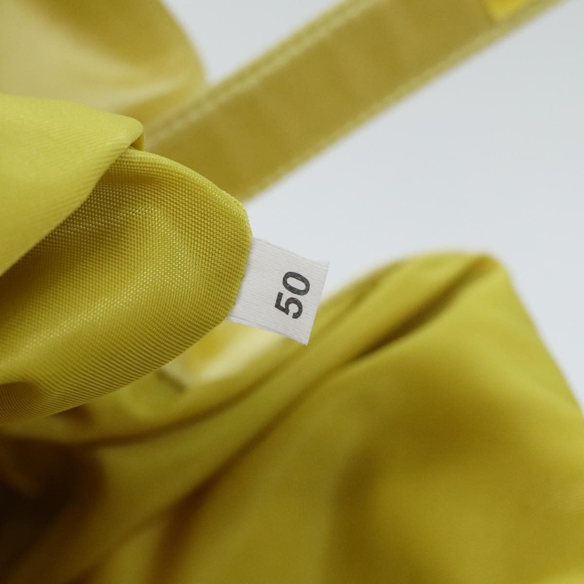 Prada Yellow Silk Tote Bag (Pre-Owned) Size ONE SIZE - 12 Thumbnail