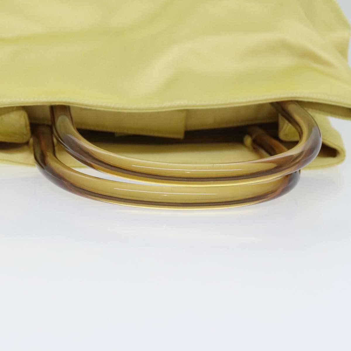 Prada Yellow Silk Tote Bag (Pre-Owned) Size ONE SIZE - 5 Thumbnail