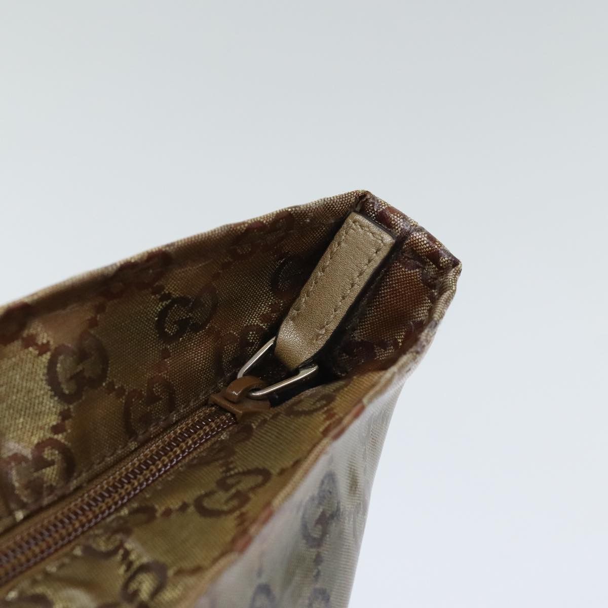 Gucci Sherry Beige Canvas Handbag (Pre-Owned) Size ONE SIZE - 11 Thumbnail