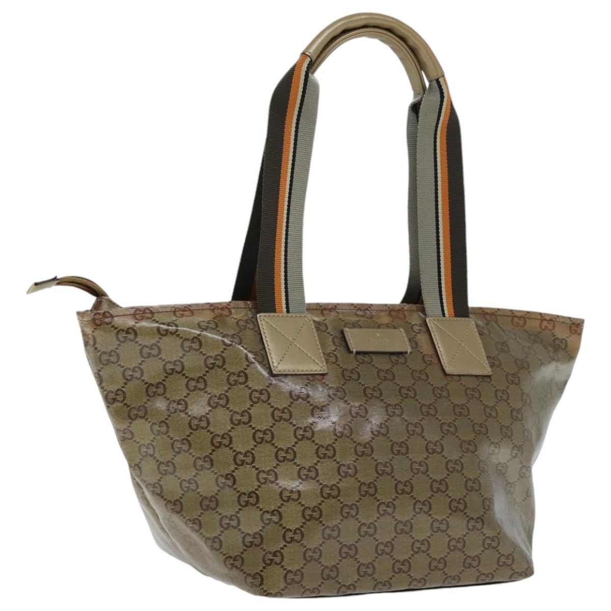 Gucci Sherry Beige Canvas Handbag (Pre-Owned) Size ONE SIZE - 16 Thumbnail