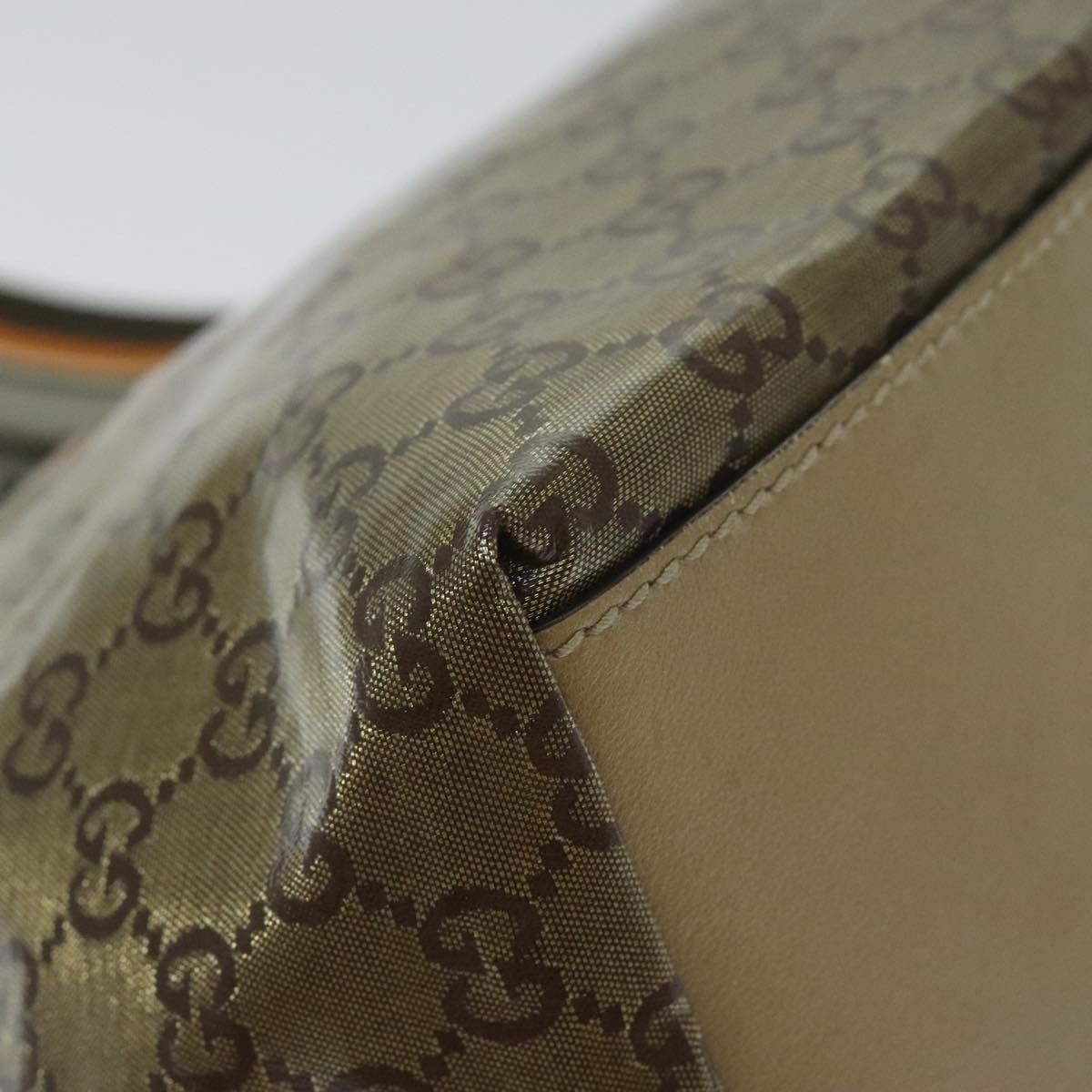 Gucci Sherry Beige Canvas Handbag (Pre-Owned) Size ONE SIZE - 8 Thumbnail