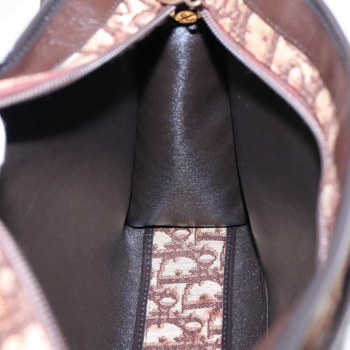 Dior Trotter Brown Canvas Shoulder Bag (Pre-Owned) Size ONE SIZE - 19 Thumbnail