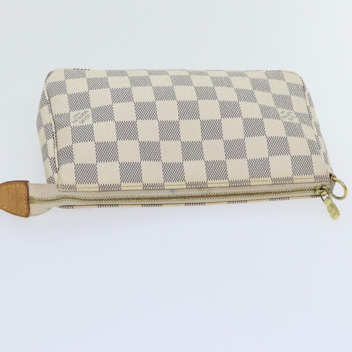 Louis Vuitton Pochette Accessoire Beige Canvas Clutch Bag (Pre-Owned) Size ONE SIZE - 5 Thumbnail