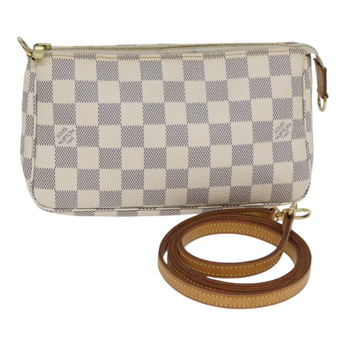 Louis Vuitton Pochette Accessoire Beige Canvas Clutch Bag (Pre-Owned) Size ONE SIZE - 20 Thumbnail