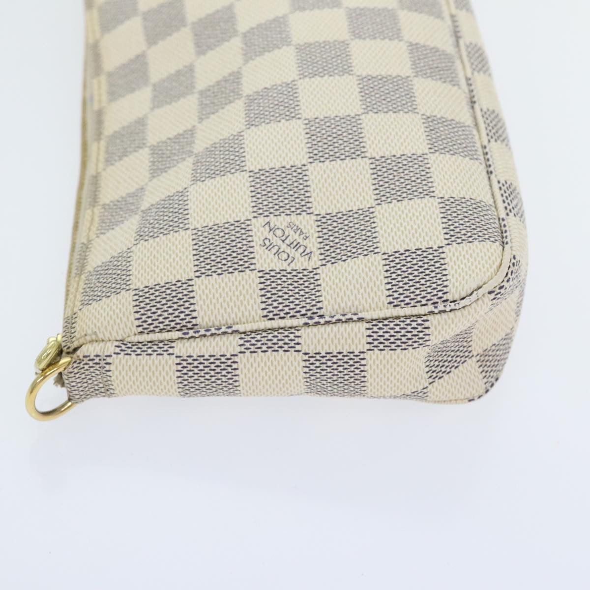 Louis Vuitton Pochette Accessoire Beige Canvas Clutch Bag (Pre-Owned) Size ONE SIZE - 4 Thumbnail
