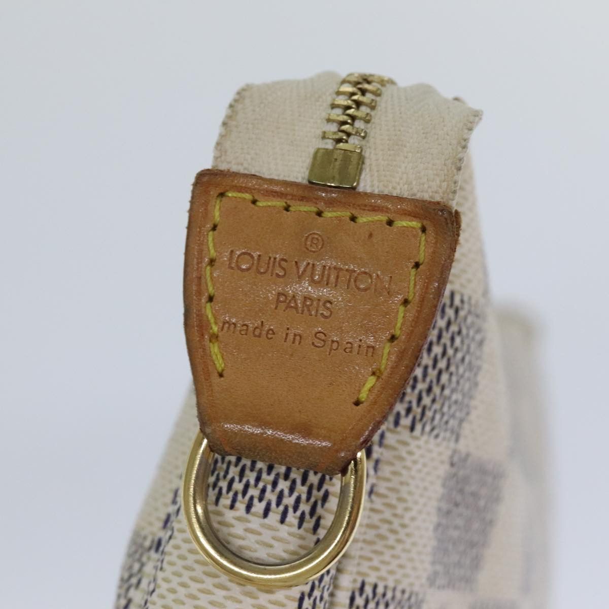 Louis Vuitton Pochette Accessoire Beige Canvas Clutch Bag (Pre-Owned) Size ONE SIZE - 6 Thumbnail