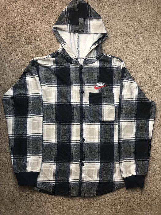 Supreme Supreme Nike Plaid Hooded Sweatshirt | Grailed