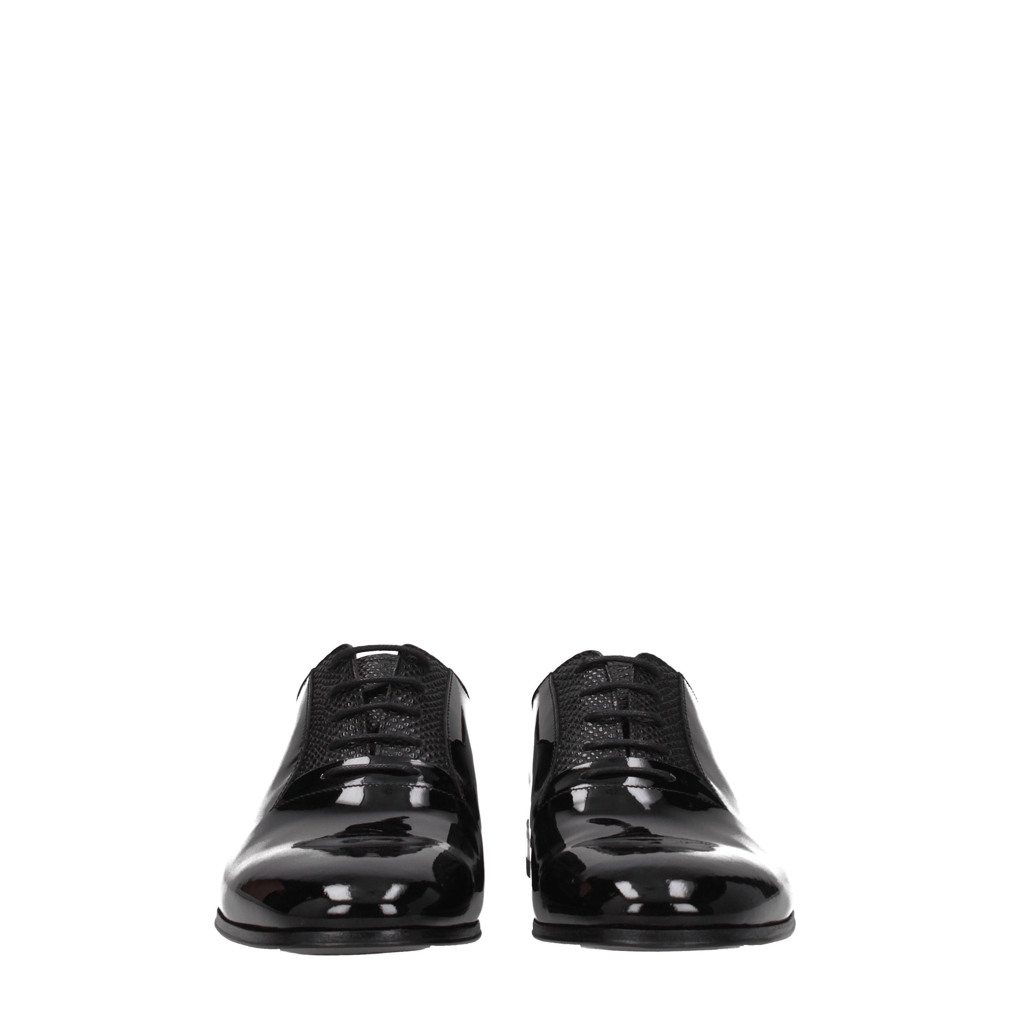 Salvatore Ferragamo Men's Lace ups in Patent Leather Size US 6 / EU 39 - 3 Thumbnail