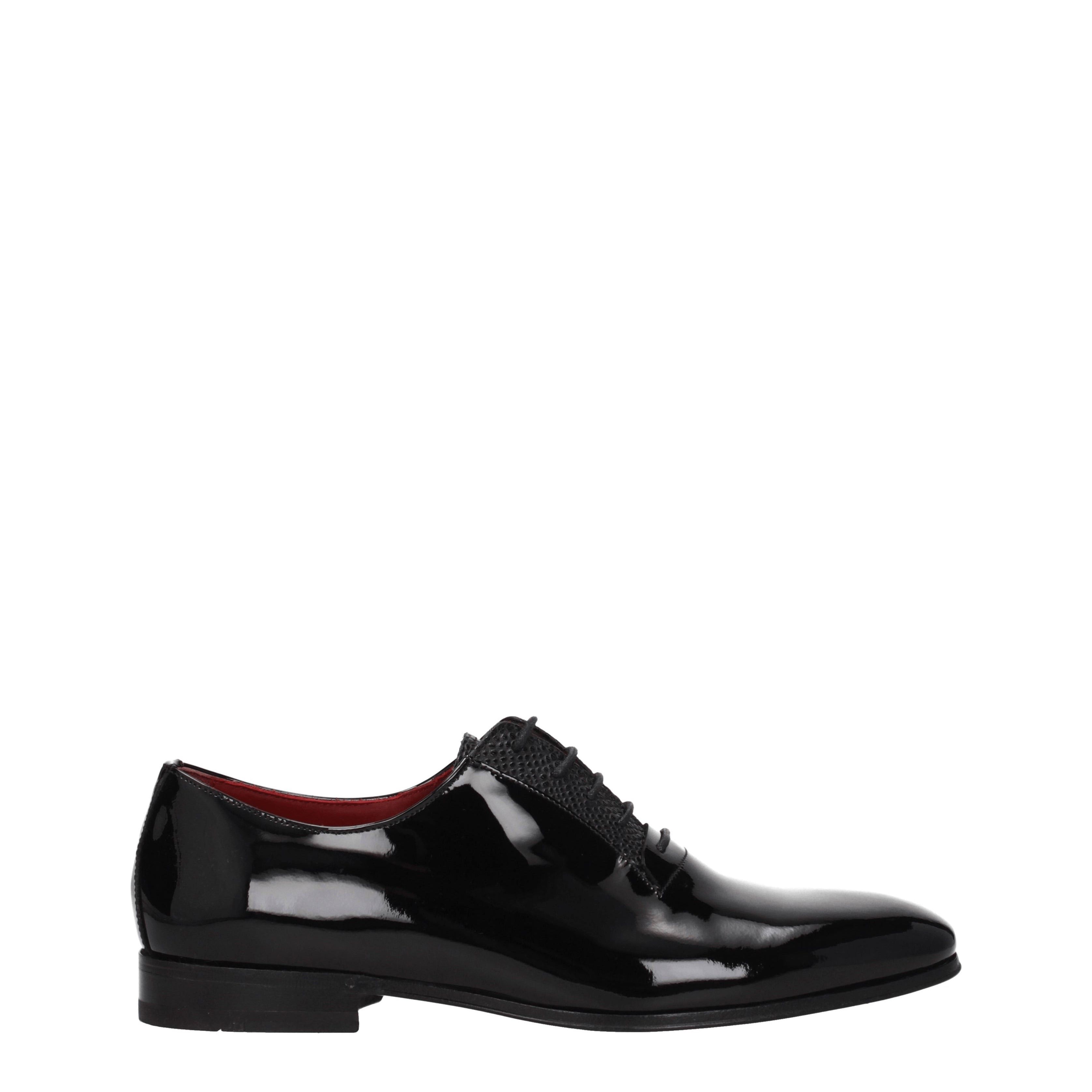 Salvatore Ferragamo Men's Lace ups in Patent Leather Size US 6 / EU 39 - 2 Thumbnail
