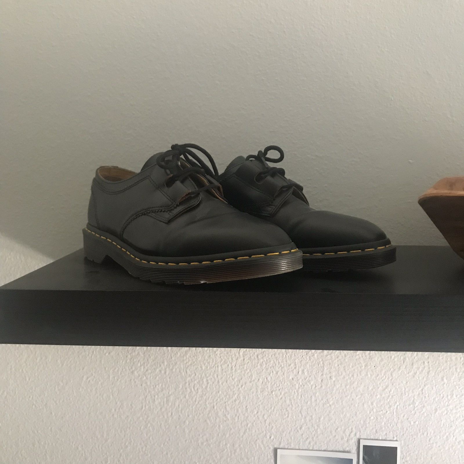 Dr. Martens 1461 Ghillie Black Vintage Smooth | Grailed