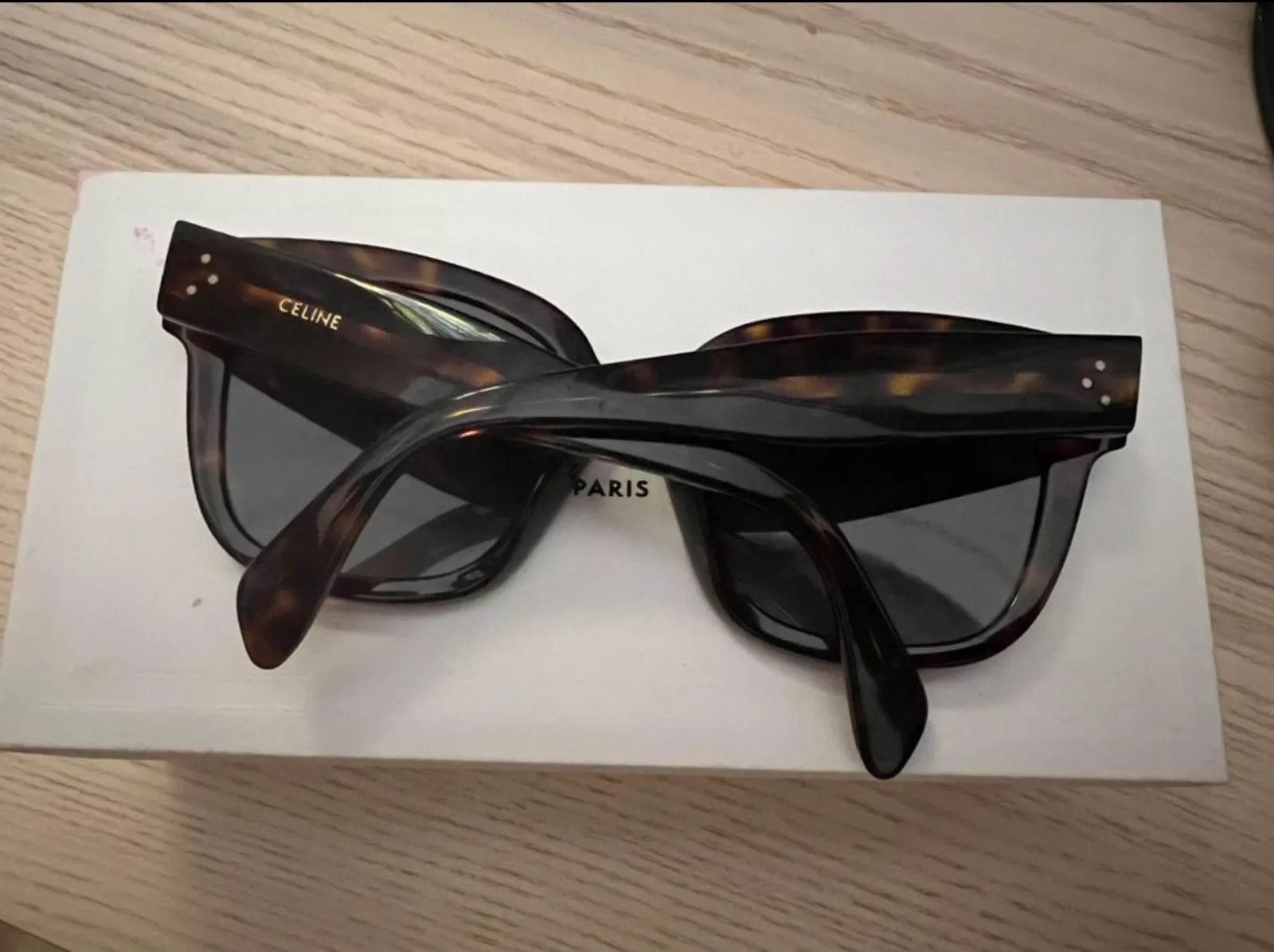 Celine Céline New Audrey Tortoise Shell Sunglasses Size ONE SIZE - 3 Thumbnail