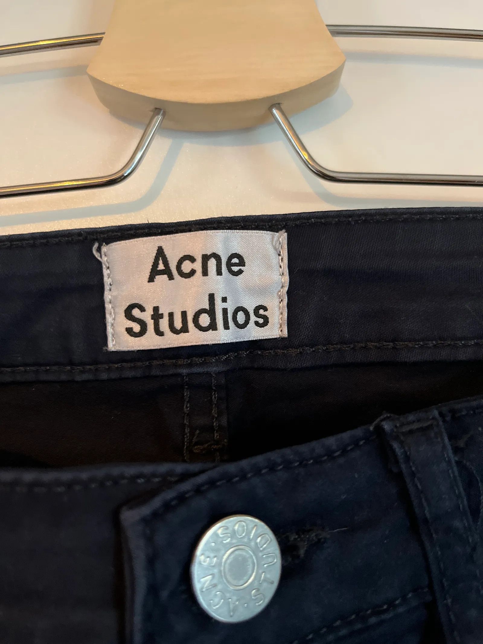 Acne Studios Acne Studios SKIN 5 BESO NAVY Jeans Size 28" / US 6 / IT 42 - 2 Thumbnail
