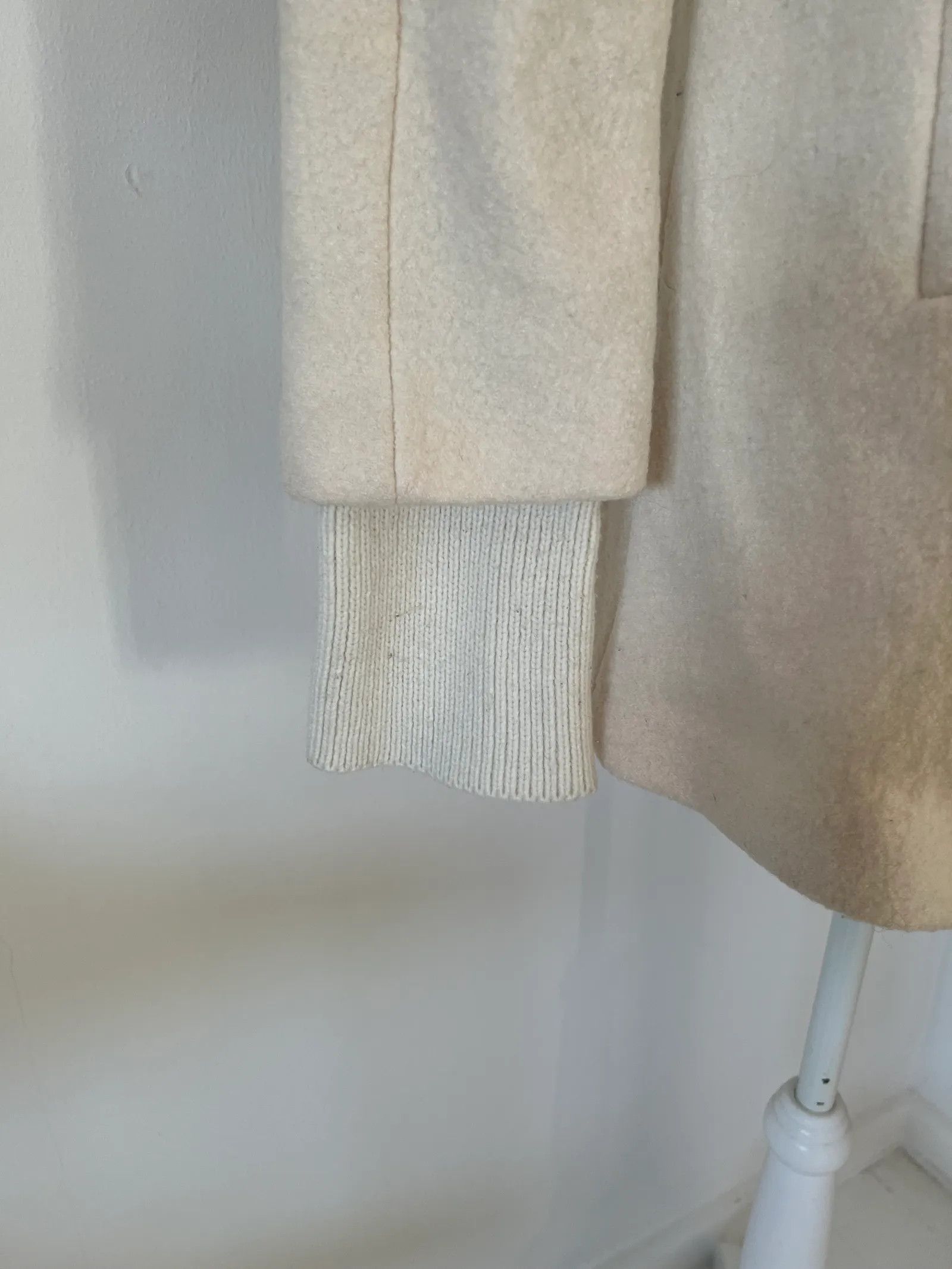 Zara Zara TRF Jacka med stickad mudd Jacket Size S / US 4 / IT 40 - 4 Thumbnail