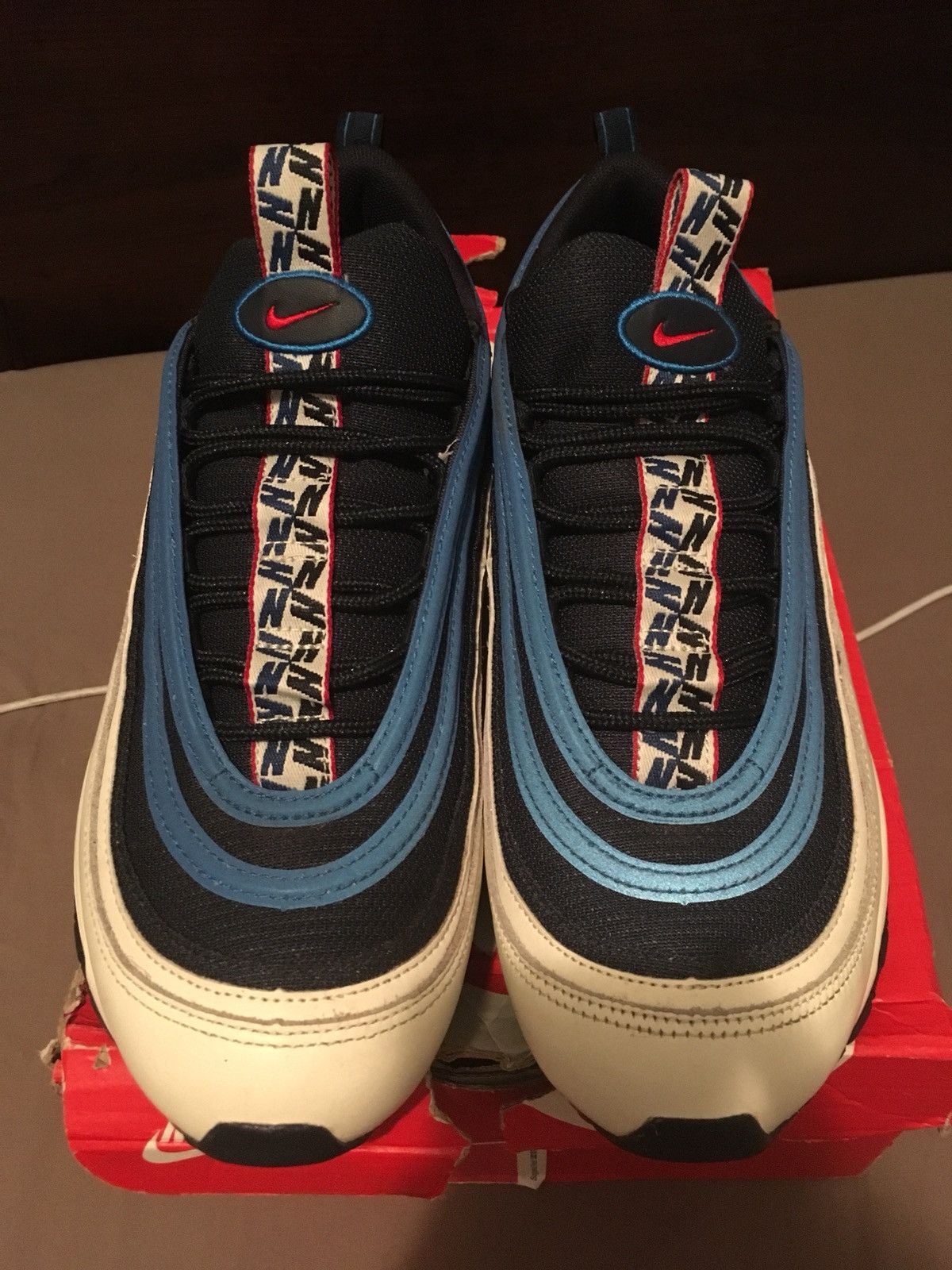Nike Air Max 97 Pull Tab Obsidian White OG All Grailed