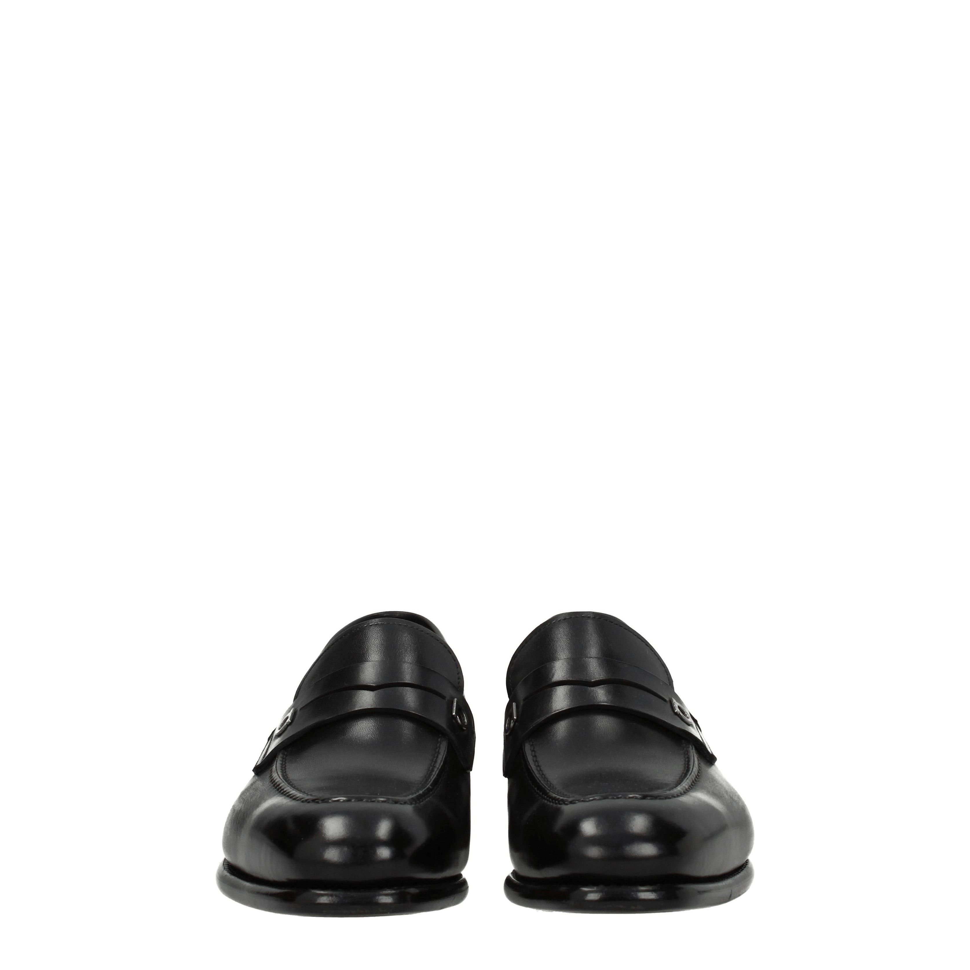 Salvatore Ferragamo Men's Loafers in Leather Size US 5.5 / EU 38 - 3 Thumbnail