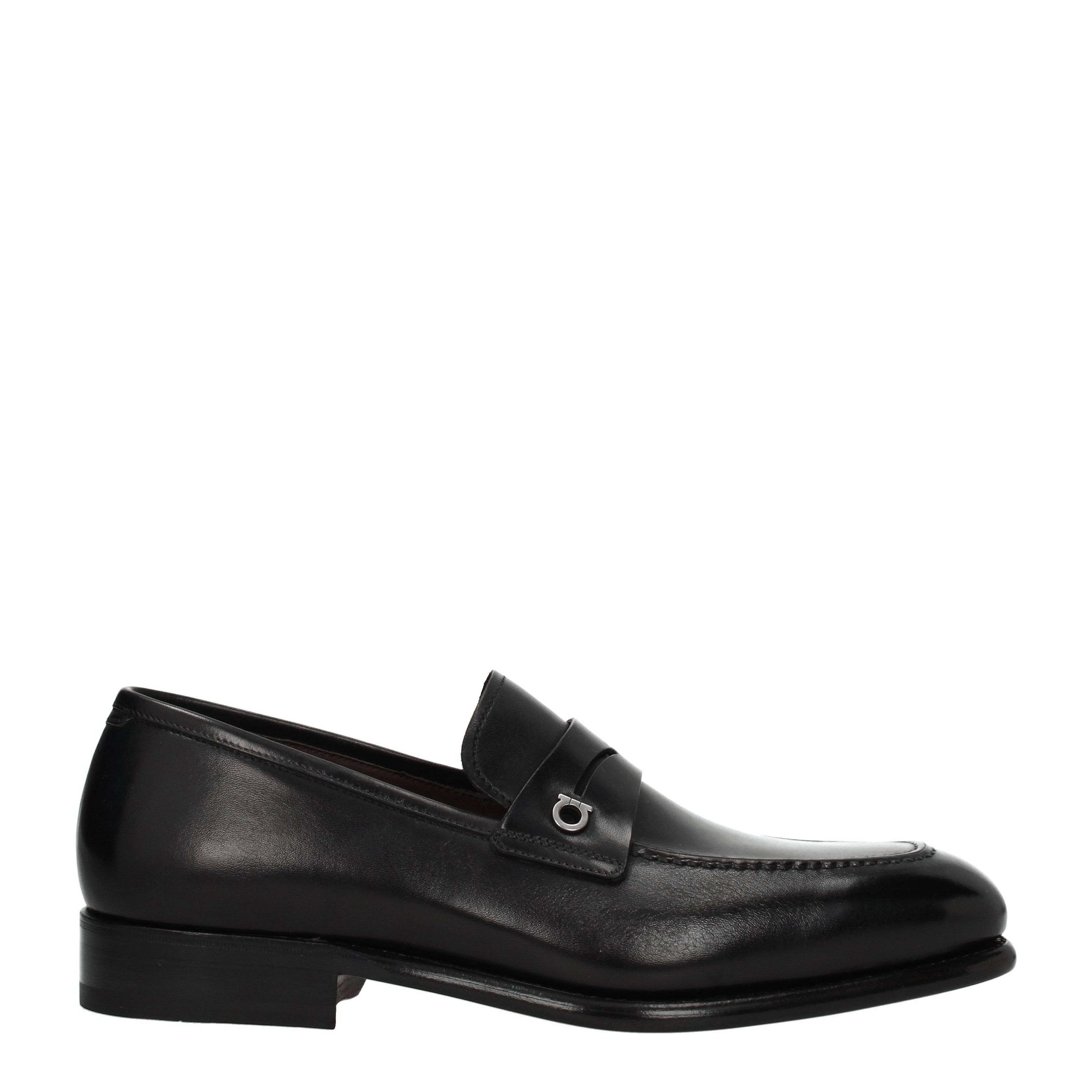 Salvatore Ferragamo Men's Loafers in Leather Size US 6.5 / EU 39-40 - 2 Thumbnail
