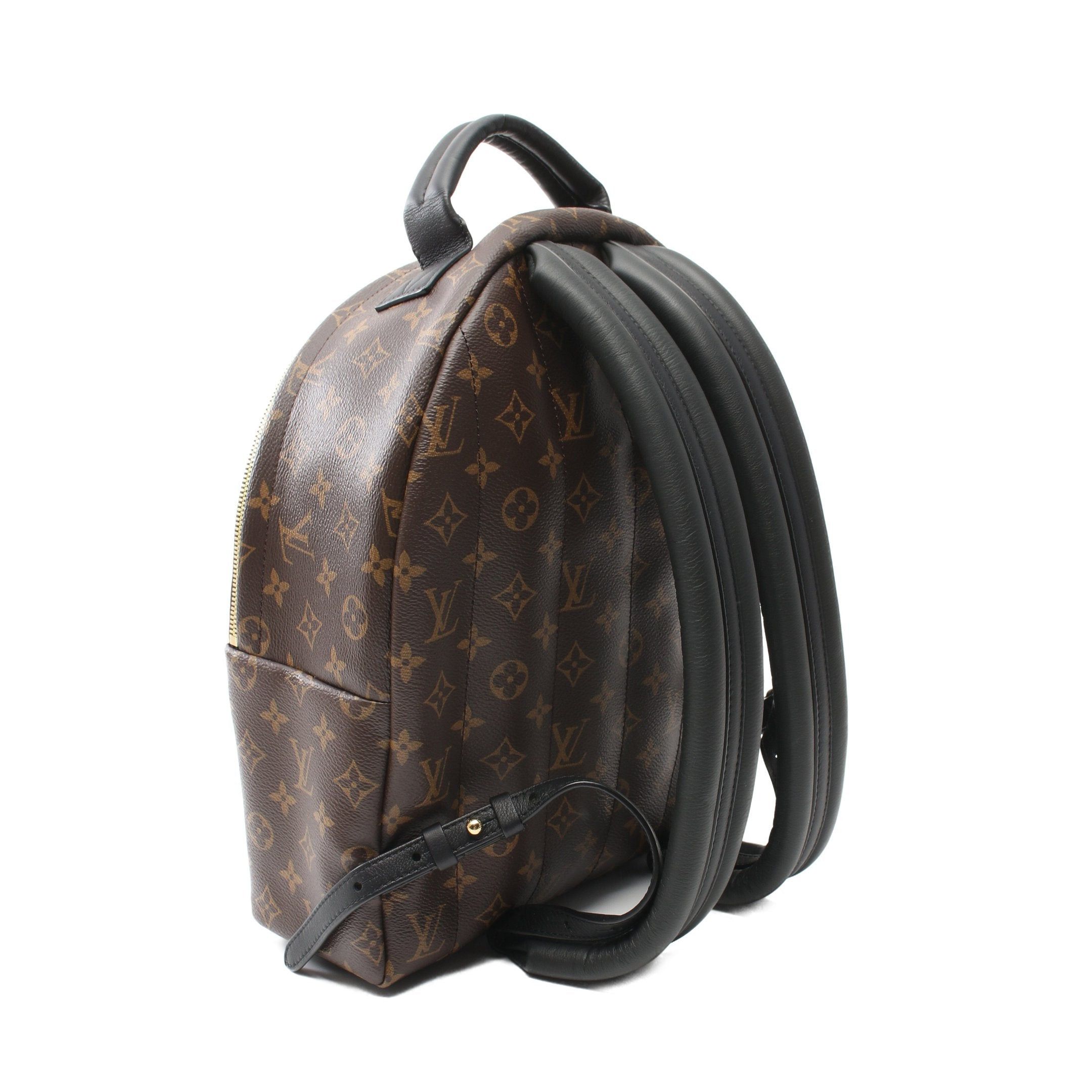 Louis Vuitton Louis Vuitton Palm Springs Backpack Mm Monogram Rucksack Leather Brown Black Size ONE SIZE - 2 Thumbnail