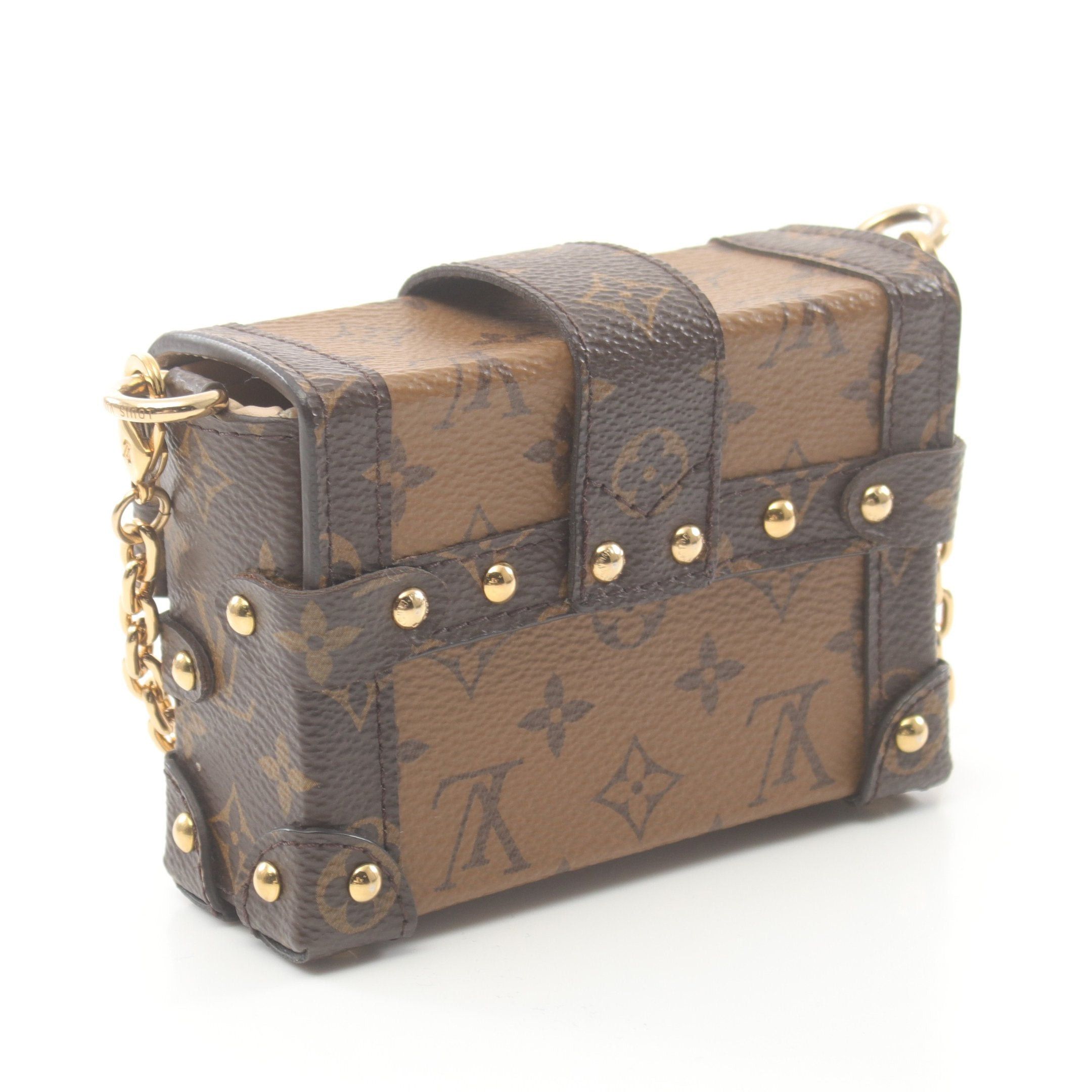Louis Vuitton Louis Vuitton Essential Trunk Monogram Reverse Chain Shoulder Bag Brown Size ONE SIZE - 2 Thumbnail