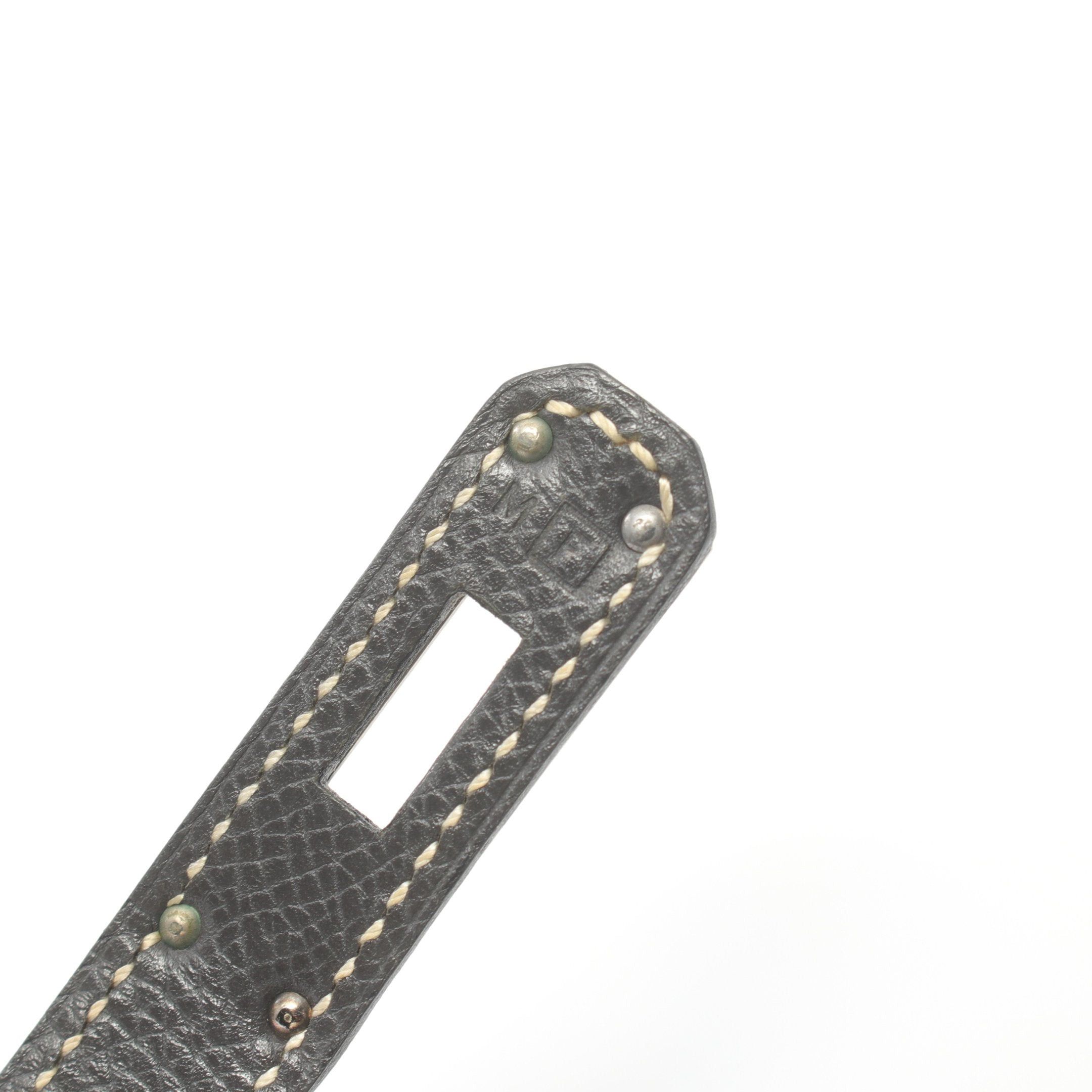 Hermes Hermes Kelly Choker Veau Epsom Dark Gray □F Stamp (Manufactured Around 2002) Size ONE SIZE - 4 Thumbnail