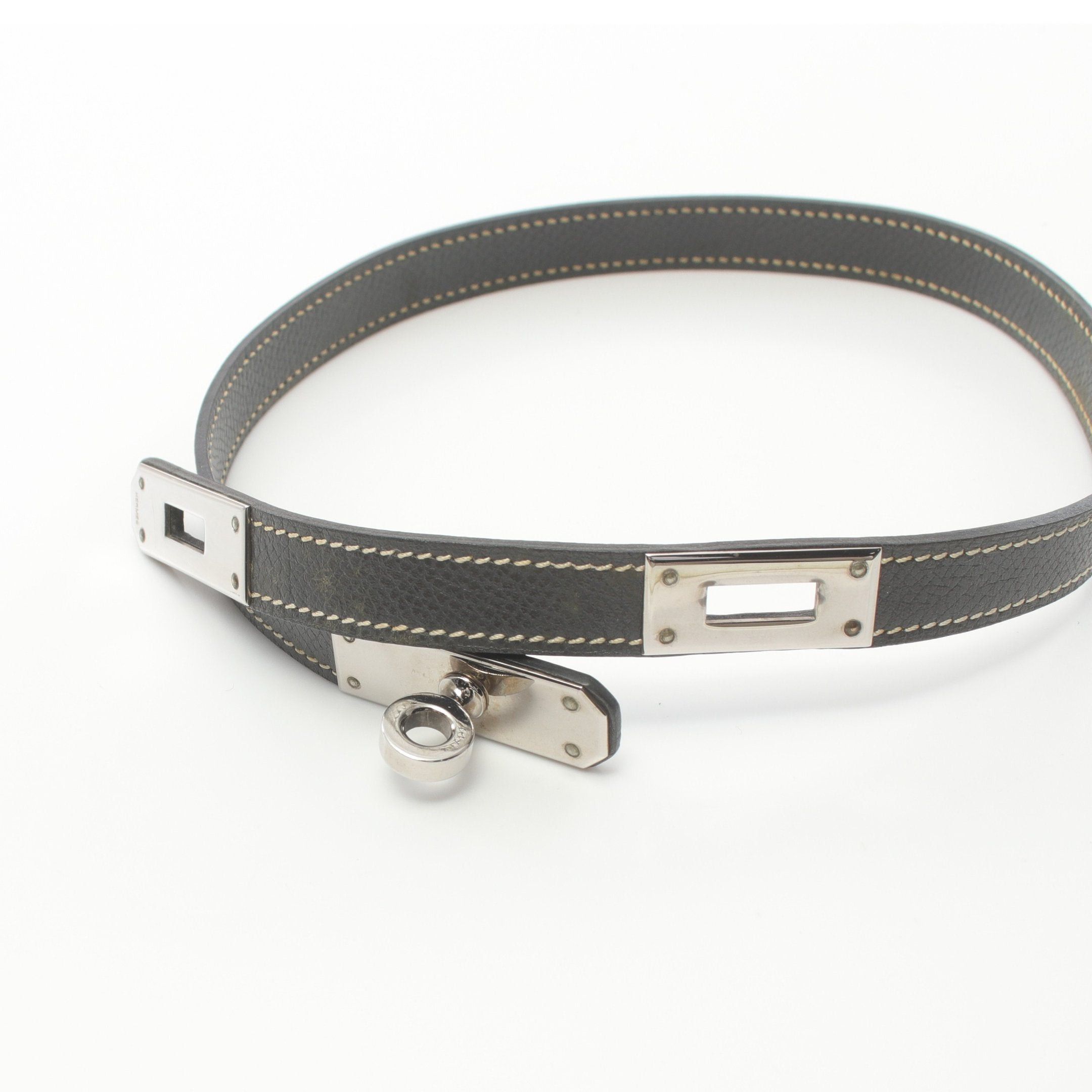 Hermes Hermes Kelly Choker Veau Epsom Dark Gray □F Stamp (Manufactured Around 2002) Size ONE SIZE - 2 Thumbnail