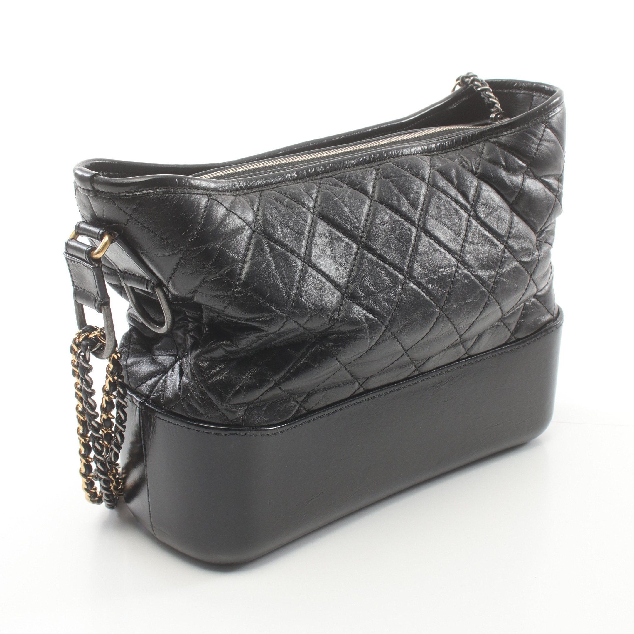 Chanel Chanel Gabriel De Chanel Large Hobo Chain Shoulder Bag Leather Black Combination Metal Fittings Size ONE SIZE - 2 Thumbnail