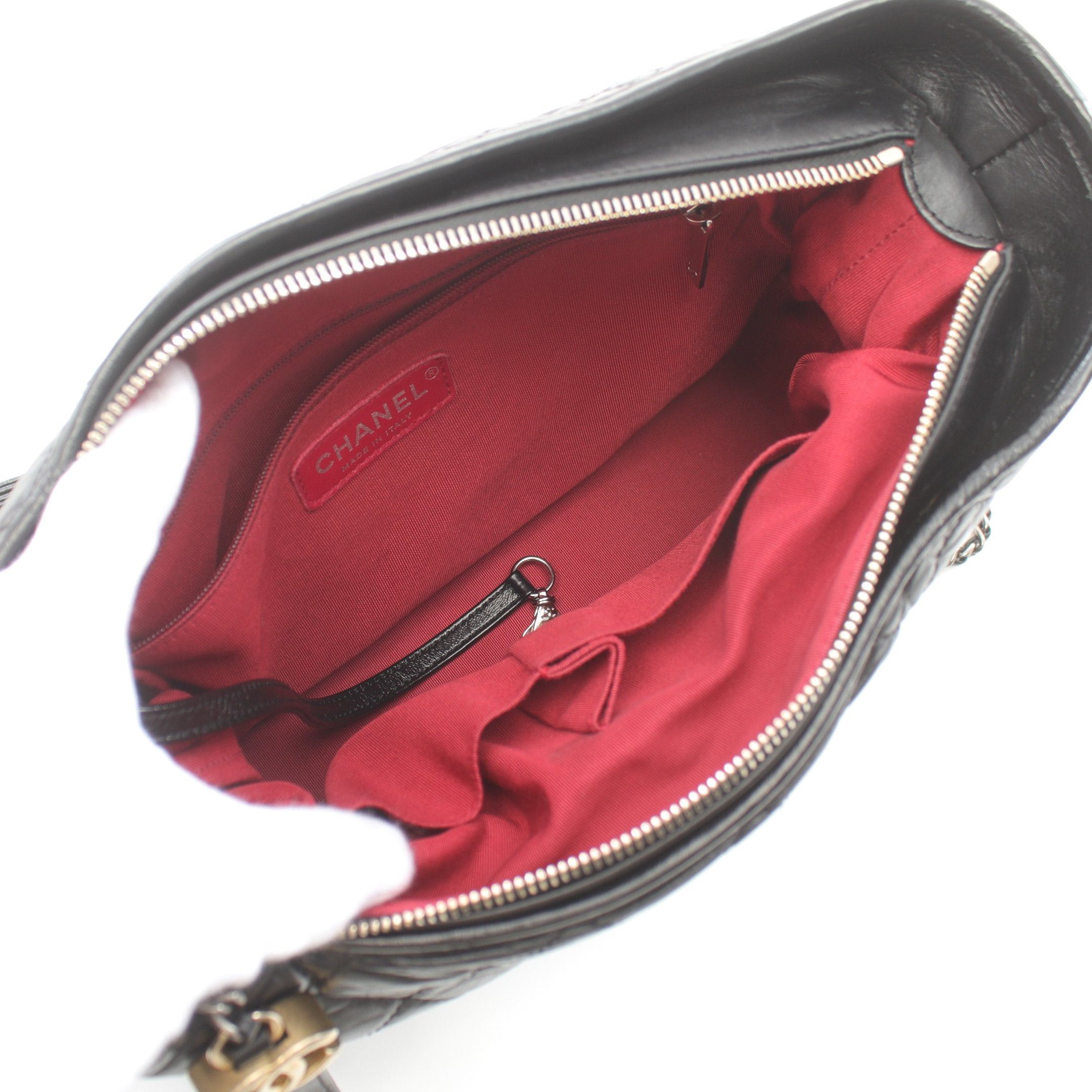 Chanel Chanel Gabriel De Chanel Large Hobo Chain Shoulder Bag Leather Black Combination Metal Fittings Size ONE SIZE - 3 Thumbnail