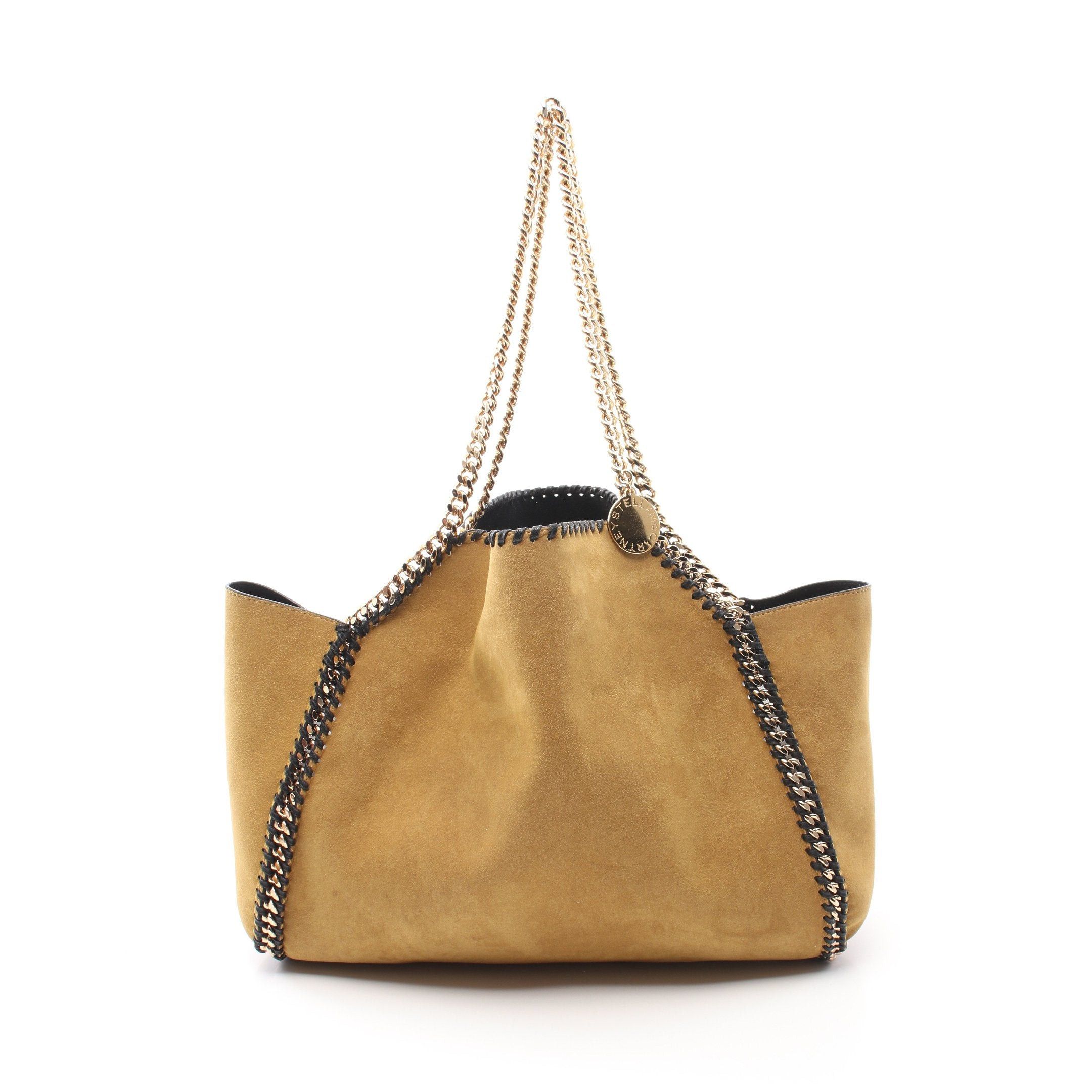 Stella McCartney Stella Mccartney Falabella Chain Handbag Tote Bag Fake Leather Black Yellow Brown Reversible Size ONE SIZE - 5 Thumbnail