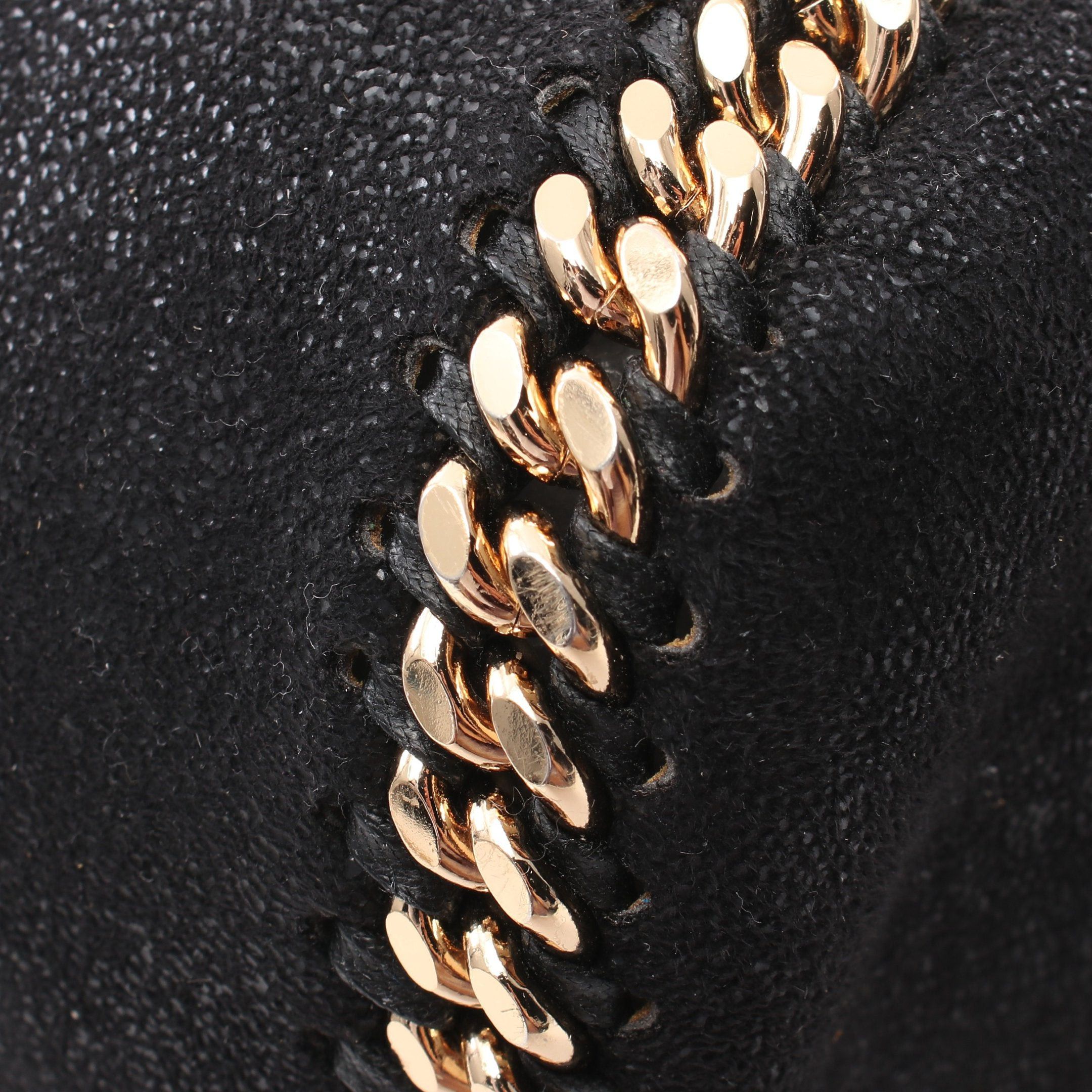 Stella McCartney Stella Mccartney Falabella Chain Handbag Tote Bag Fake Leather Black Yellow Brown Reversible Size ONE SIZE - 6 Thumbnail