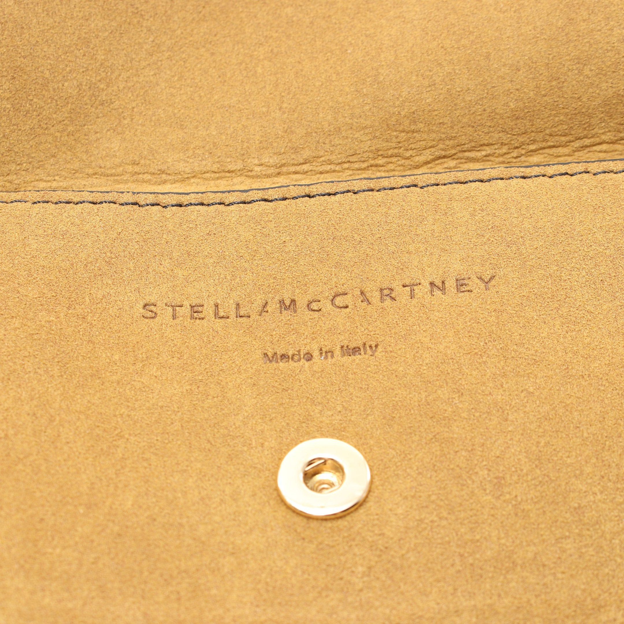 Stella McCartney Stella Mccartney Falabella Chain Handbag Tote Bag Fake Leather Black Yellow Brown Reversible Size ONE SIZE - 4 Thumbnail