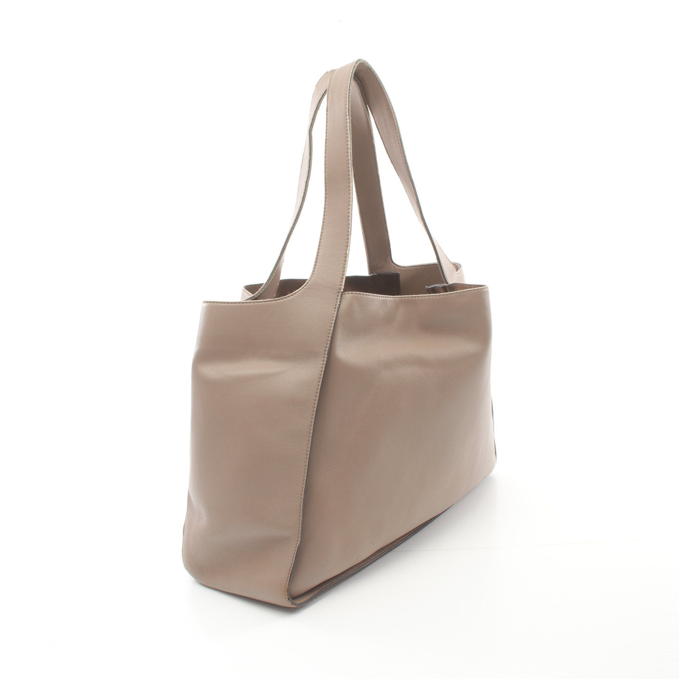 Stella McCartney Stella Mccartney Stella Logo Handbag Tote Bag Fake Leather Gray Beige Size ONE SIZE - 2 Thumbnail