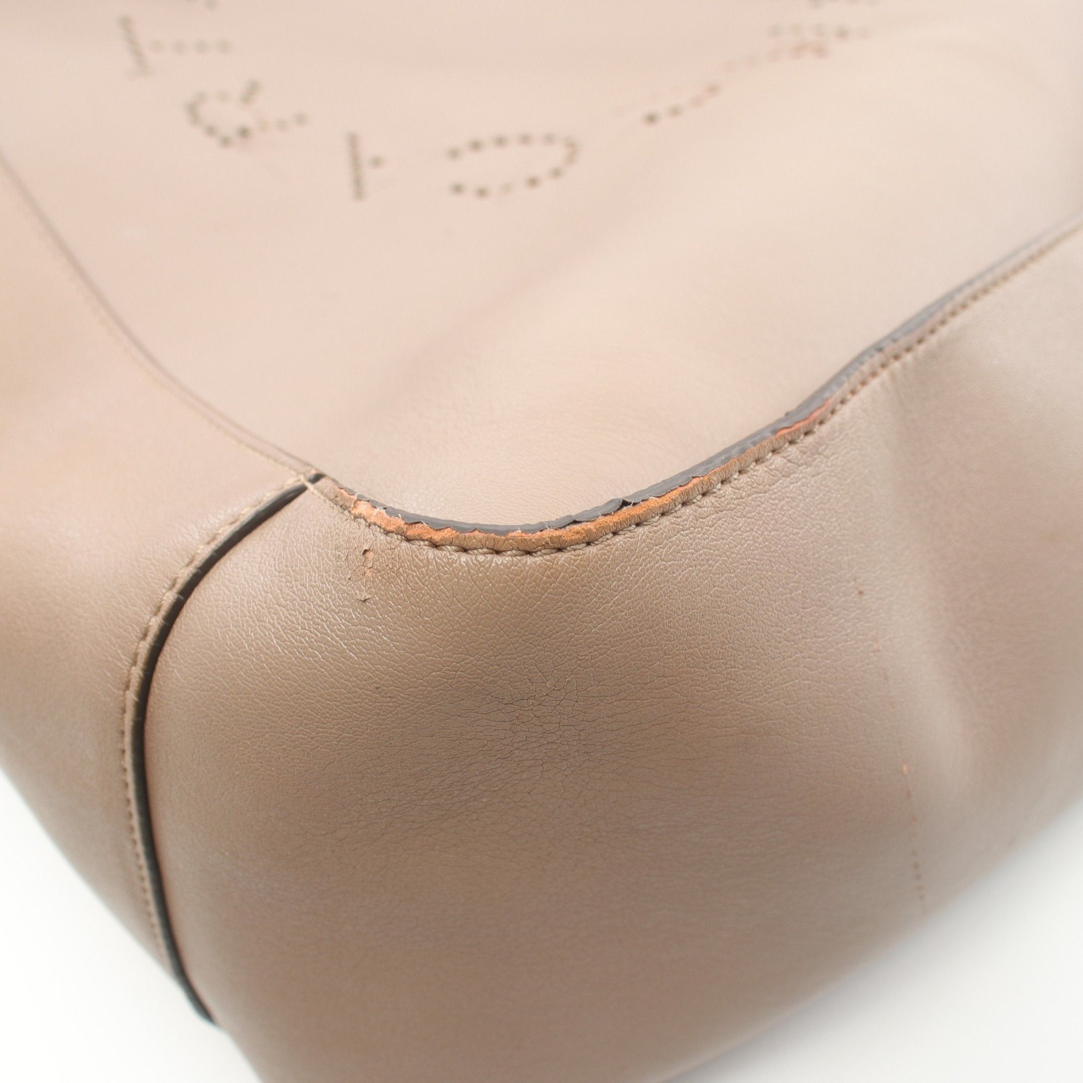 Stella McCartney Stella Mccartney Stella Logo Handbag Tote Bag Fake Leather Gray Beige Size ONE SIZE - 6 Thumbnail
