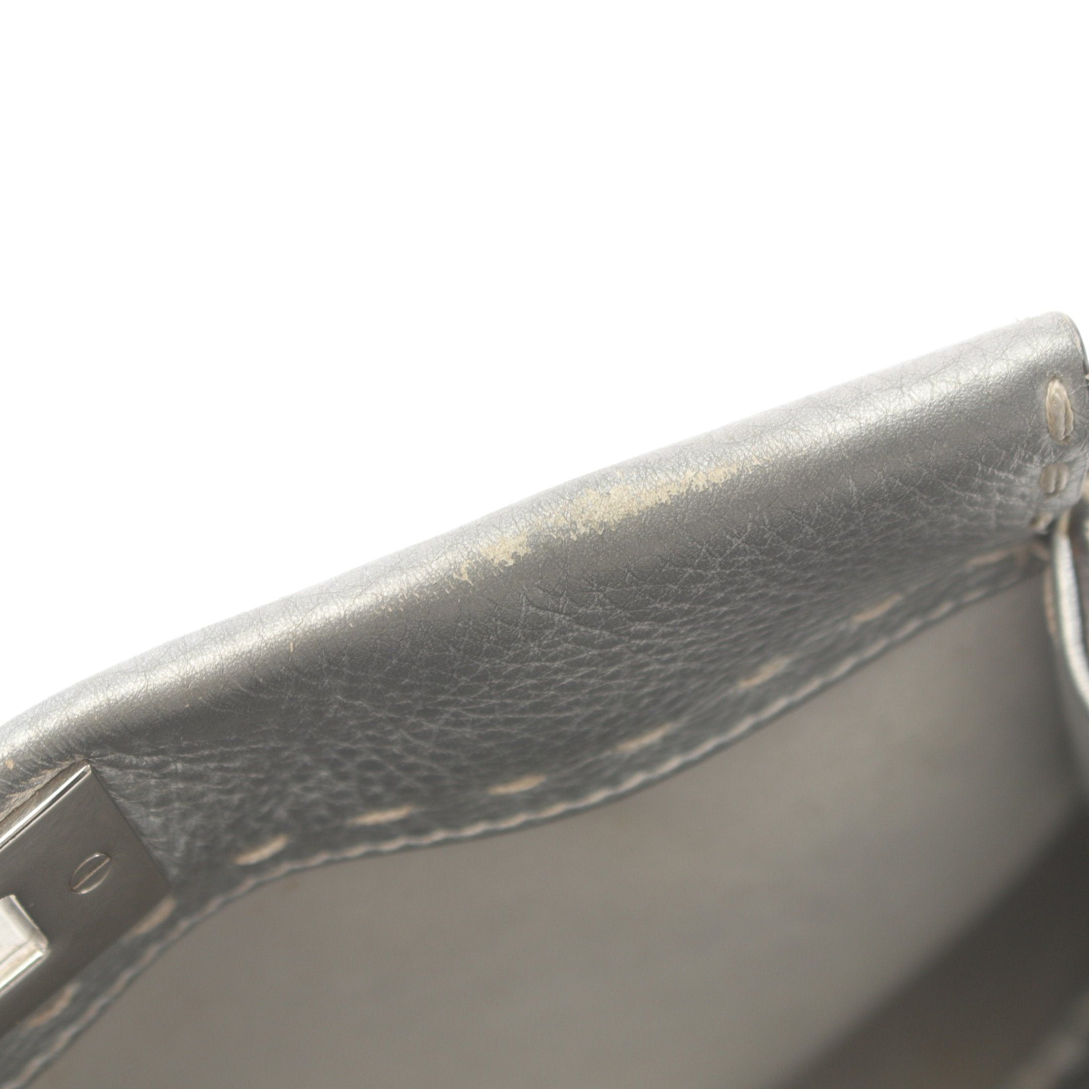 Fendi Fendi Peekaboo Regular Selleria Handbag Leather Silver Size ONE SIZE - 5 Thumbnail