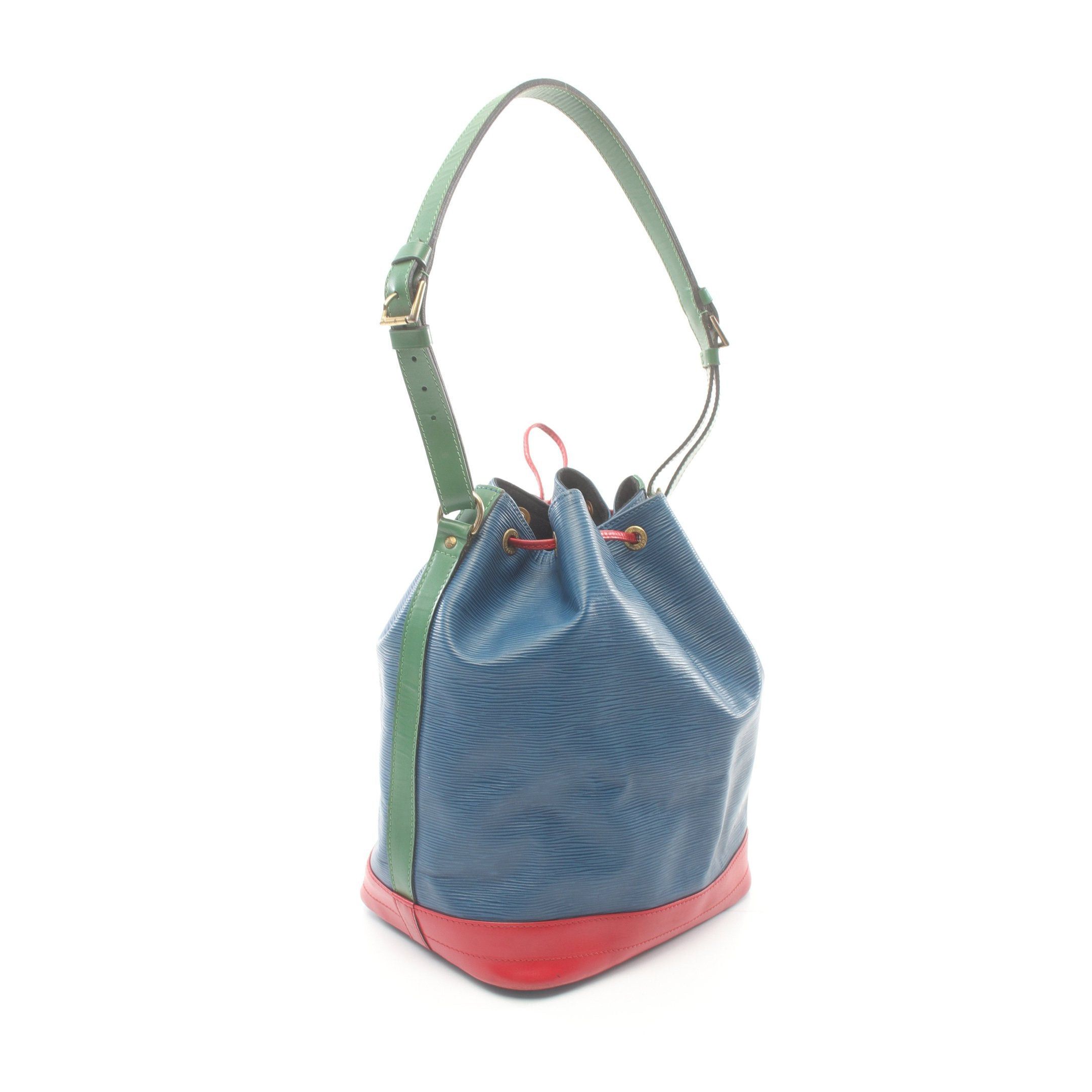 Louis Vuitton Louis Vuitton Noe Epi Toledo Blue Castilian Red Borneo Green Shoulder Bag Leather Size ONE SIZE - 2 Thumbnail