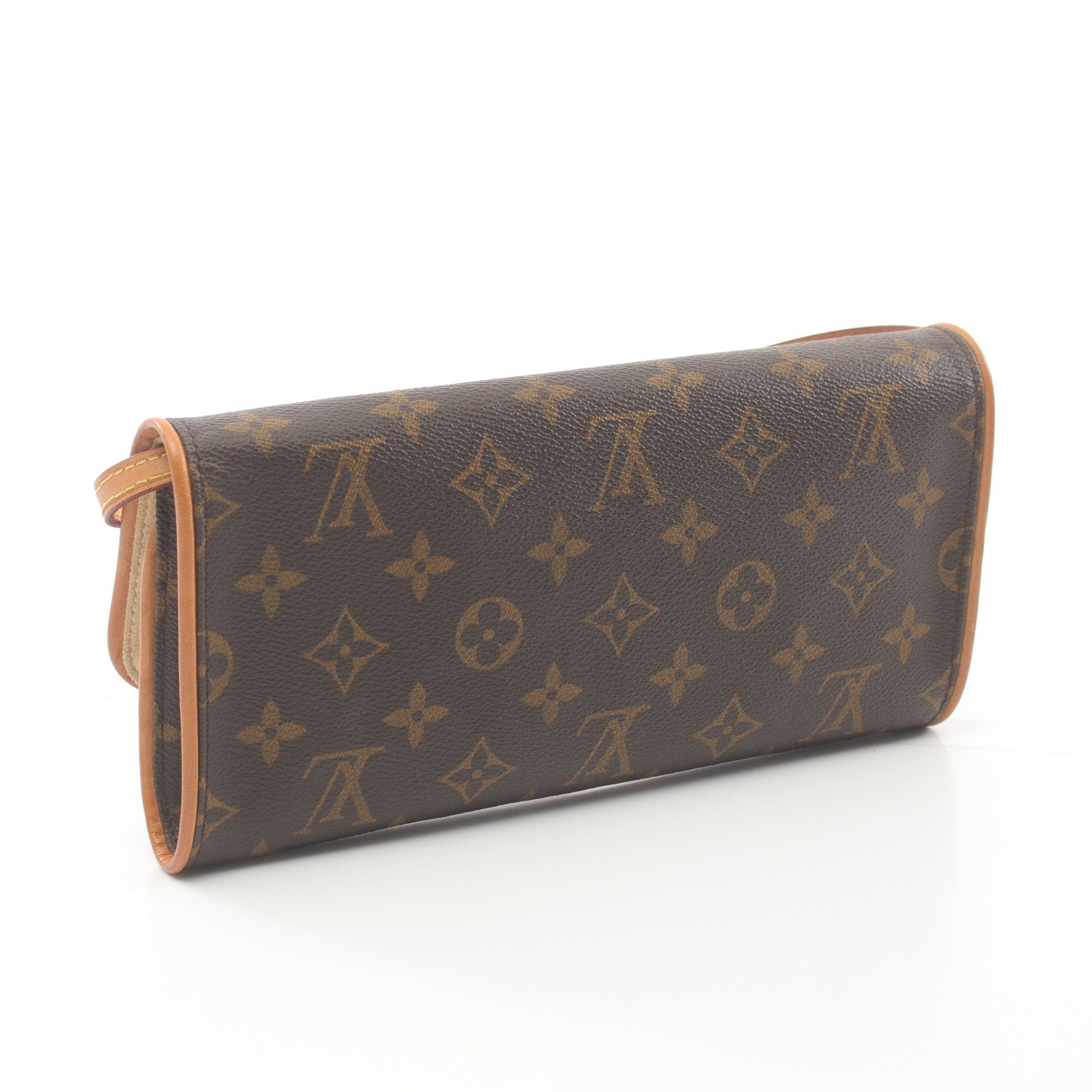 Louis Vuitton Louis Vuitton Pochette Twin Gm Monogram Shoulder Bag Leather Brown Size ONE SIZE - 2 Thumbnail