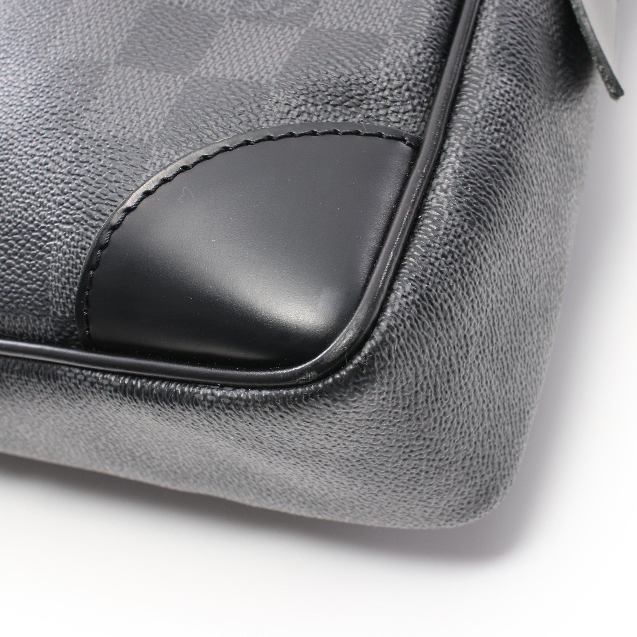Louis Vuitton Louis Vuitton Porte Document Voyage Damier Graphite Business Bag Briefcase Leather Black Size ONE SIZE - 7 Thumbnail