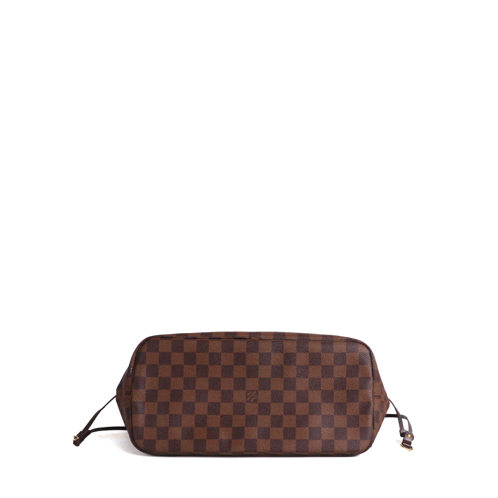 Louis Vuitton LOUIS VUITTON - Louis Vuitton Neverfull MM shopping bag in ebony damier canvas Size ONE SIZE - 4 Thumbnail