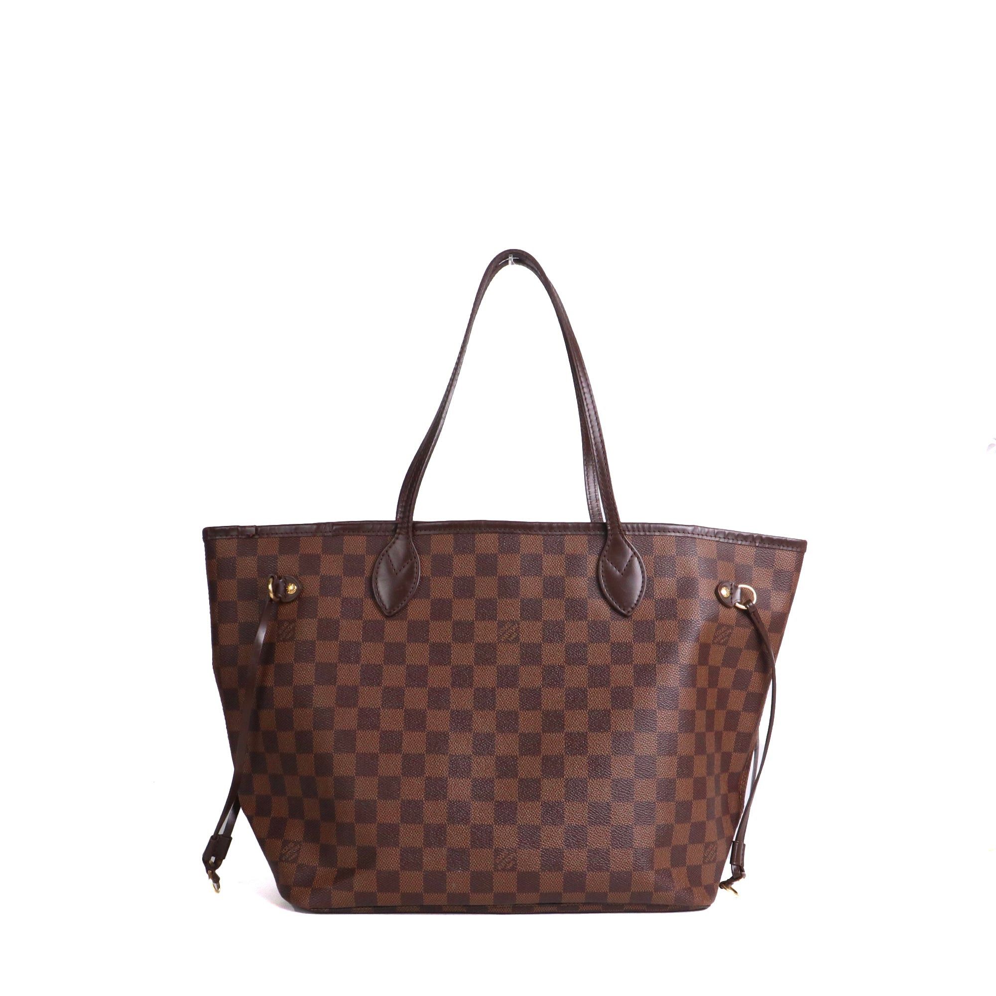 Louis Vuitton LOUIS VUITTON - Louis Vuitton Neverfull MM shopping bag in ebony damier canvas Size ONE SIZE - 3 Thumbnail