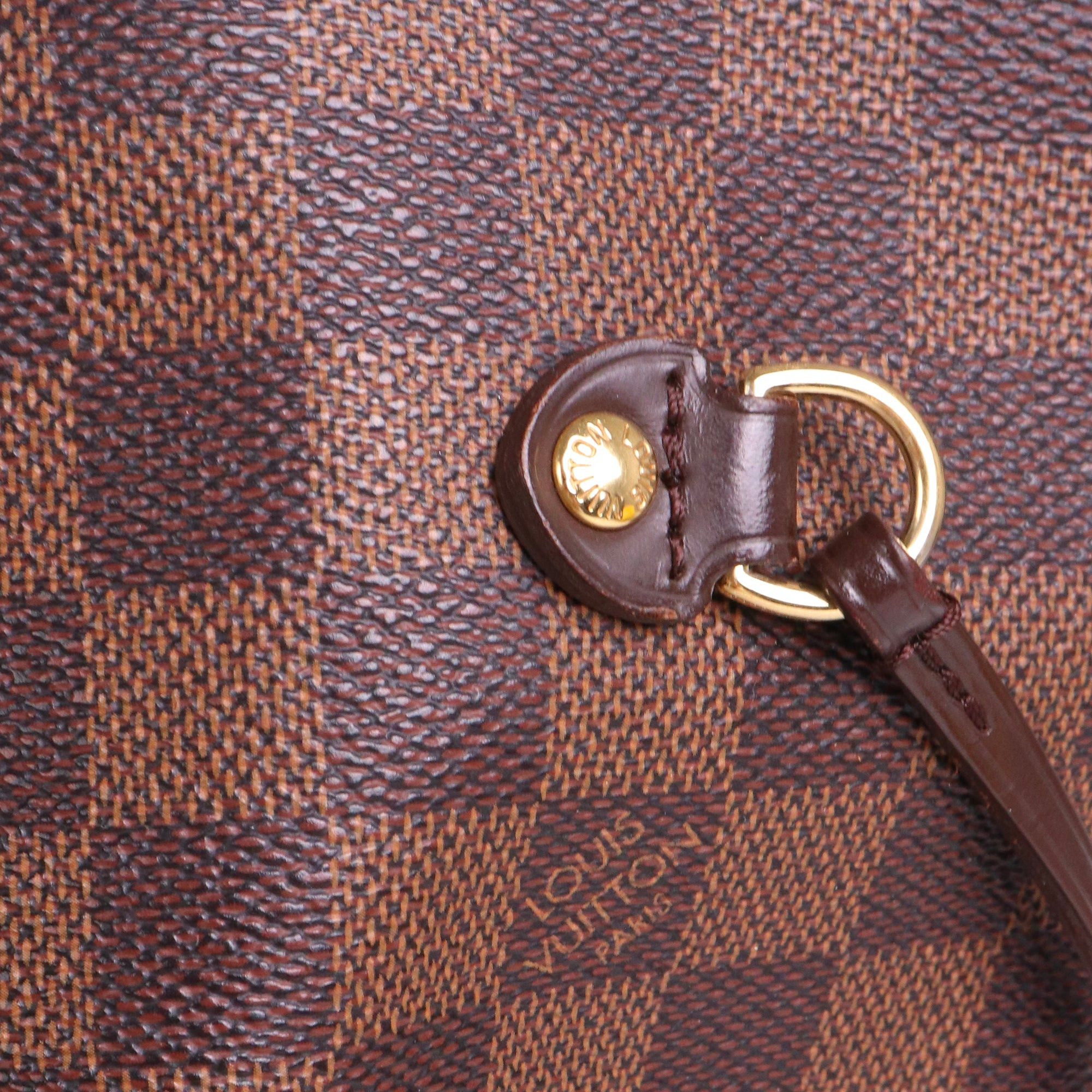 Louis Vuitton LOUIS VUITTON - Louis Vuitton Neverfull MM shopping bag in ebony damier canvas Size ONE SIZE - 6 Thumbnail