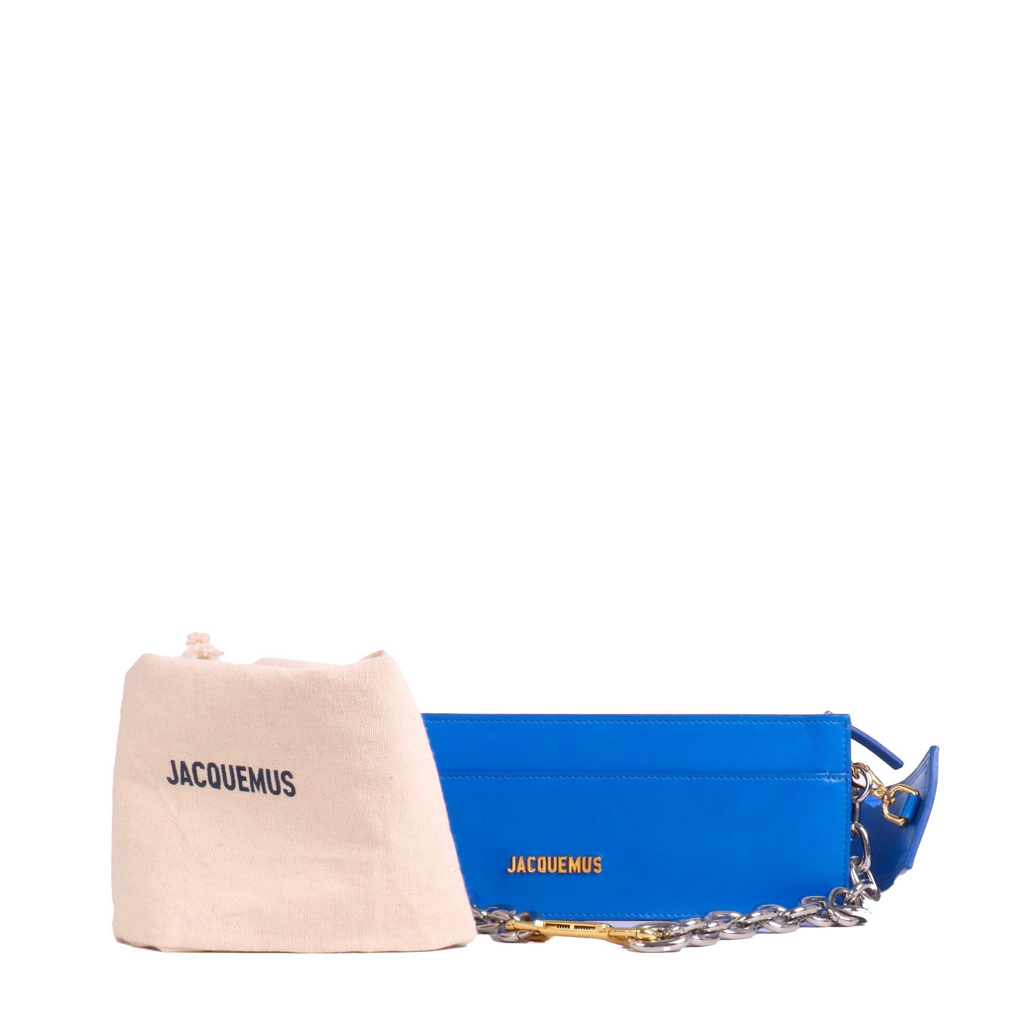 Jacquemus JACQUEMUS - Ciuciu Jacquemus shoulder bag in blue leather Size ONE SIZE - 8 Thumbnail