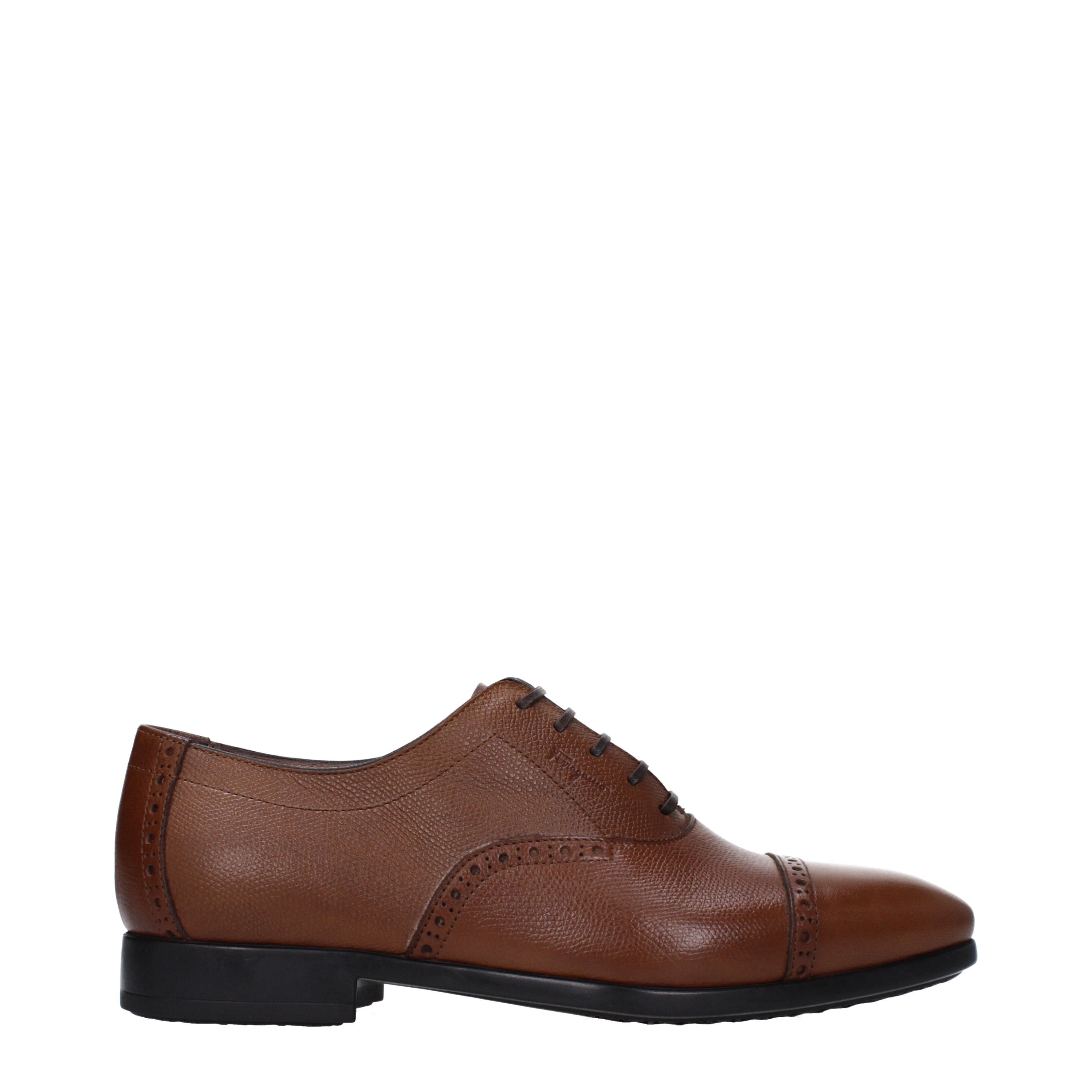 Salvatore Ferragamo Men's Lace ups in Leather Size US 7.5 / EU 40-41 - 2 Thumbnail