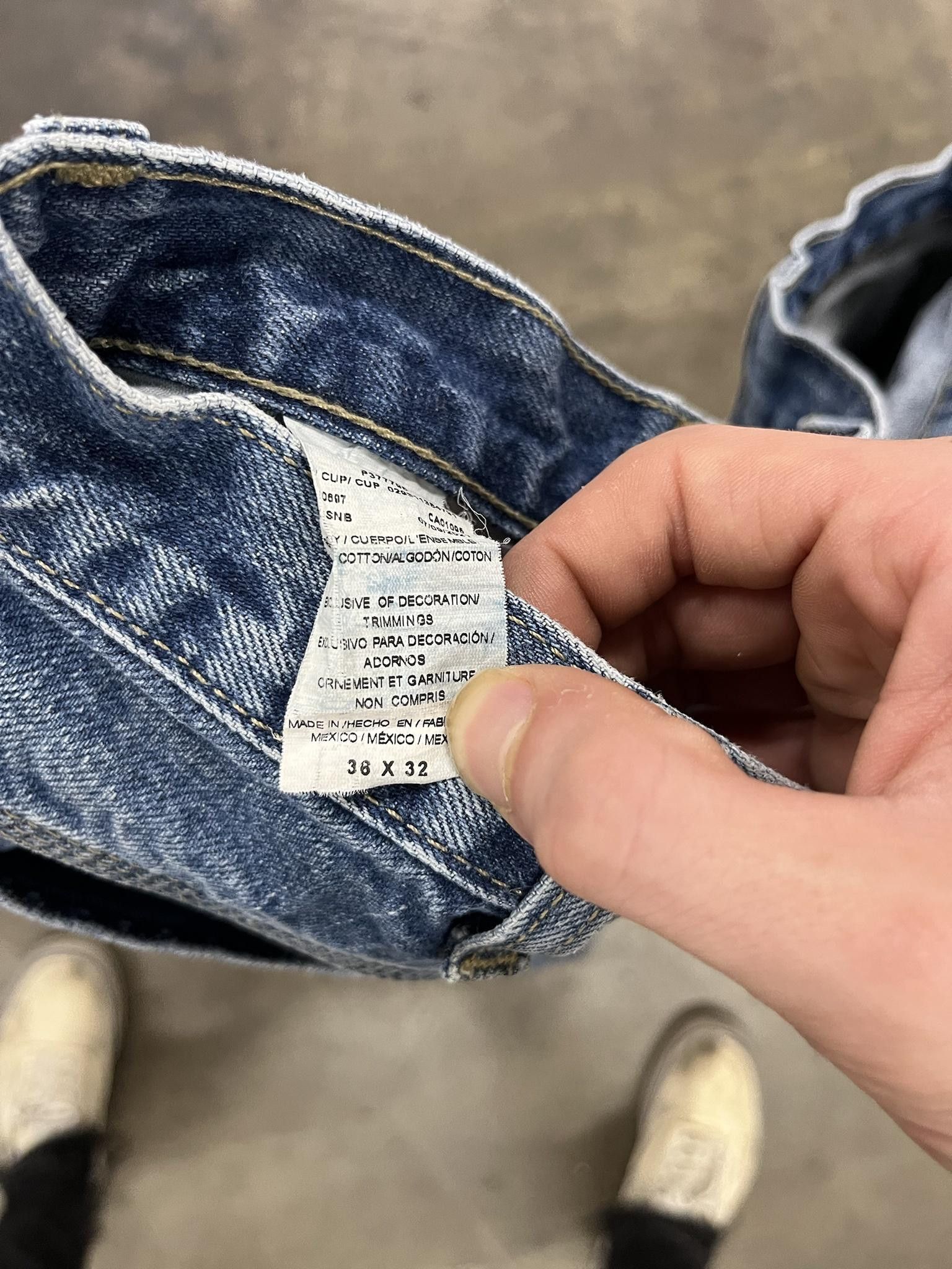 Vintage 1990's Dickies Regular Fit Painter Jeans Size US 38 / EU 54 - 2 Thumbnail