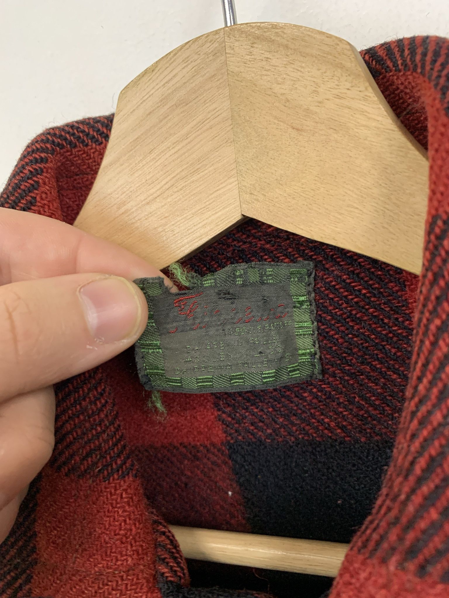 Flannel × Vintage Vintage Flannel 1980s Chippewa Black red Buffalo Plaid Flannel Size S Size US S / EU 44-46 / 1 - 2 Thumbnail