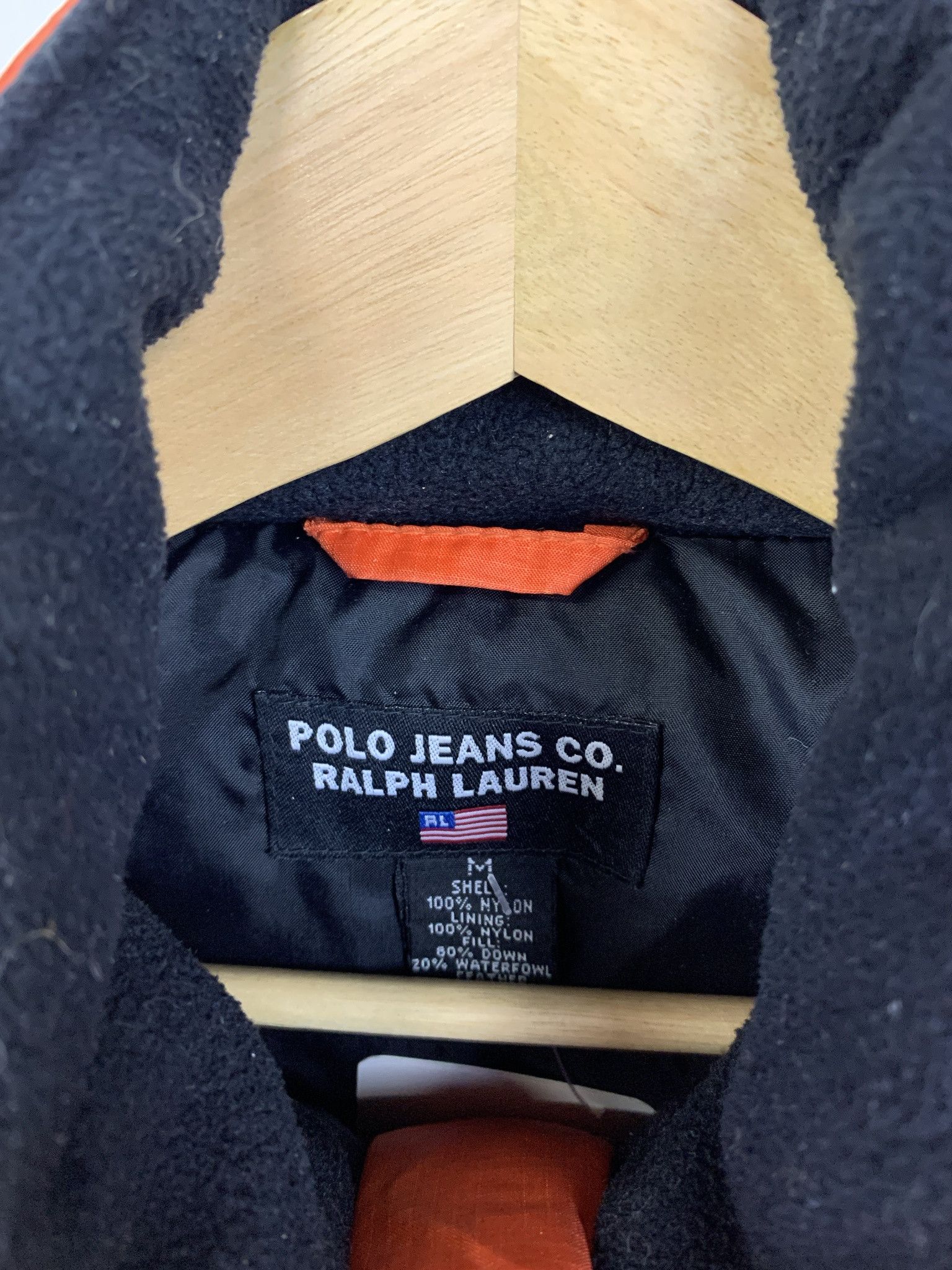 Polo Ralph Lauren Vintage Polo Ralph Lauren Orange Puffer Jacket Size M Size US M / EU 48-50 / 2 - 2 Thumbnail