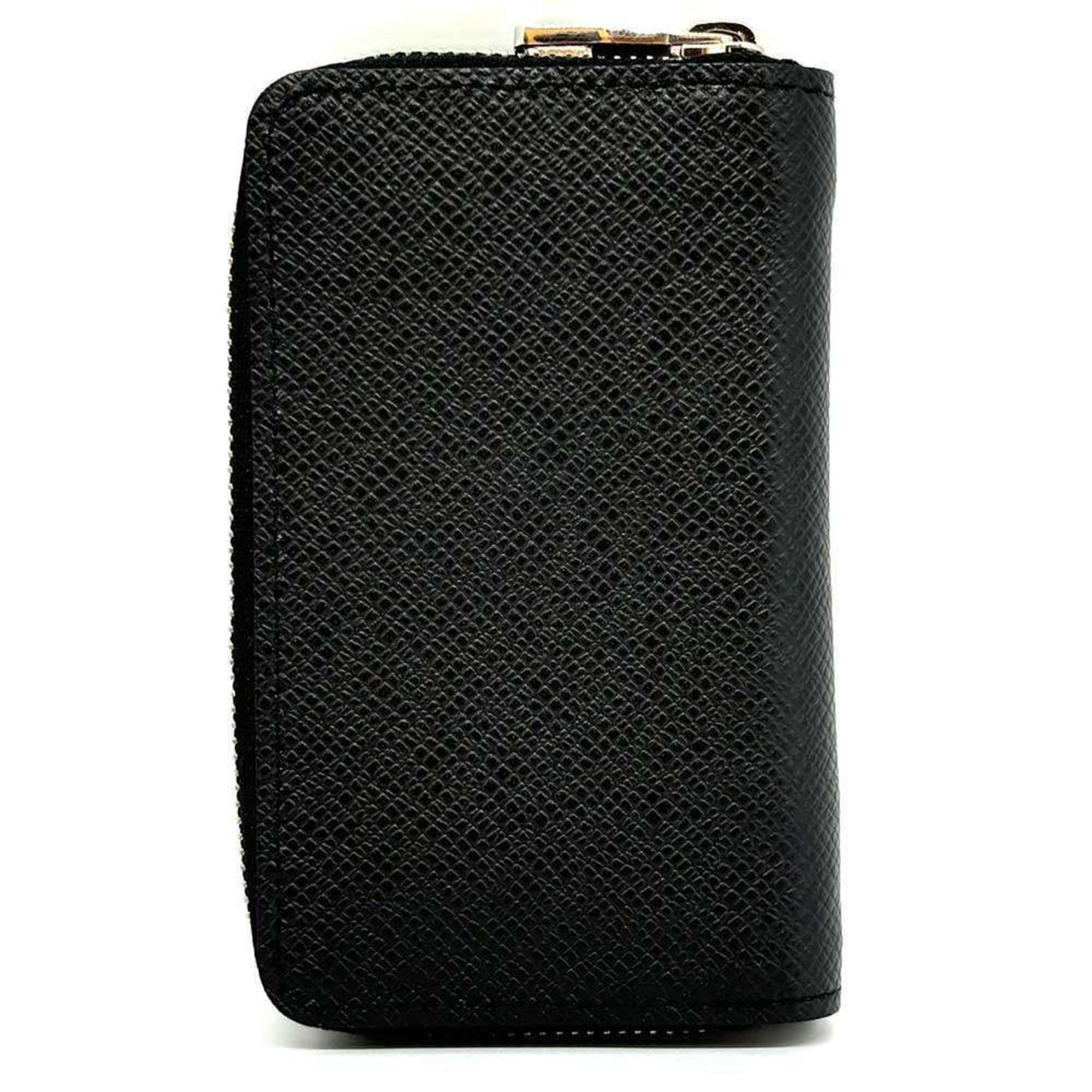 Louis Vuitton Louis Vuitton Zippy Coin Purse Taiga Black Essential M30511 LOUIS VUITTON Size ONE SIZE - 2 Thumbnail